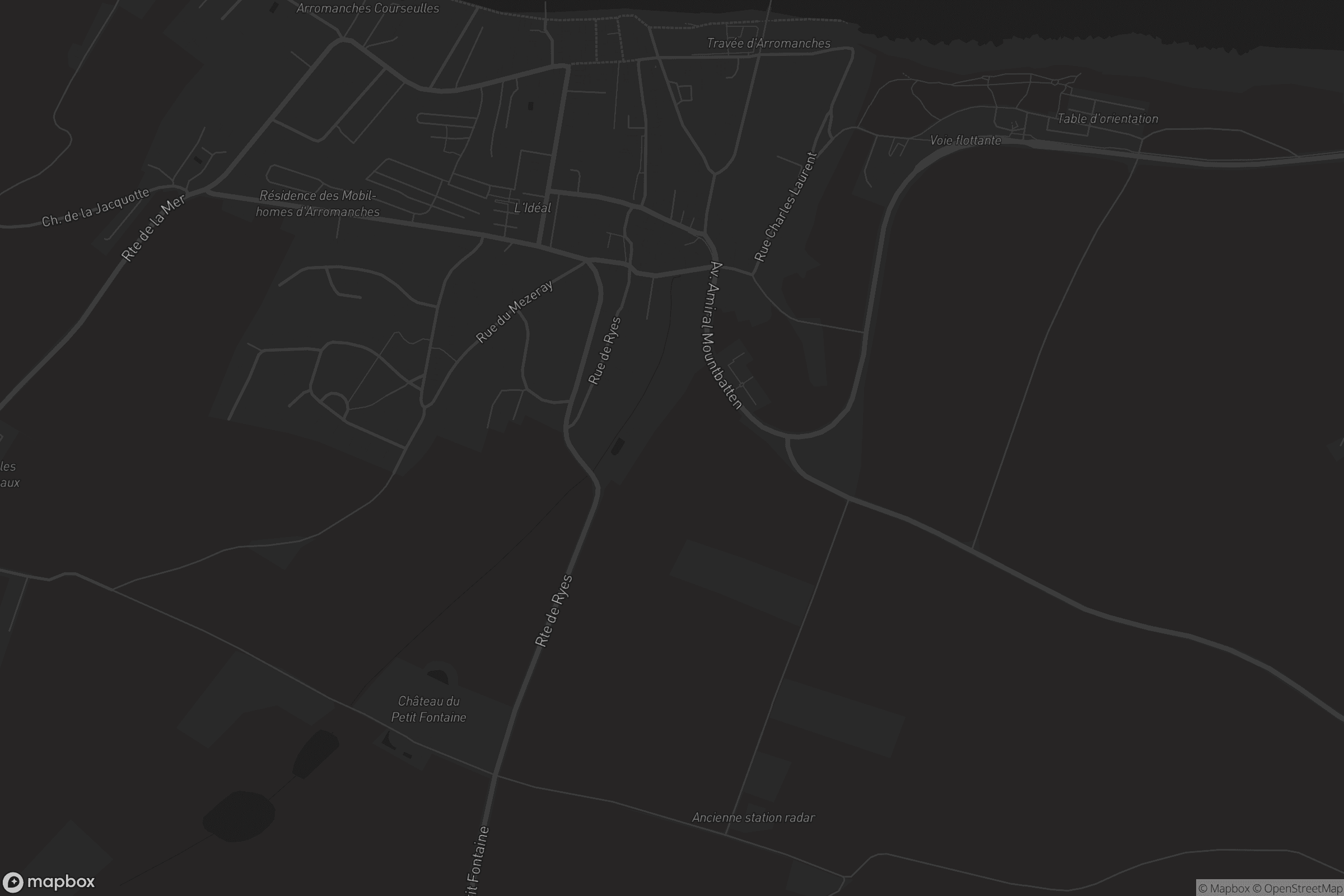 Carte de Arromanches-les-Bains