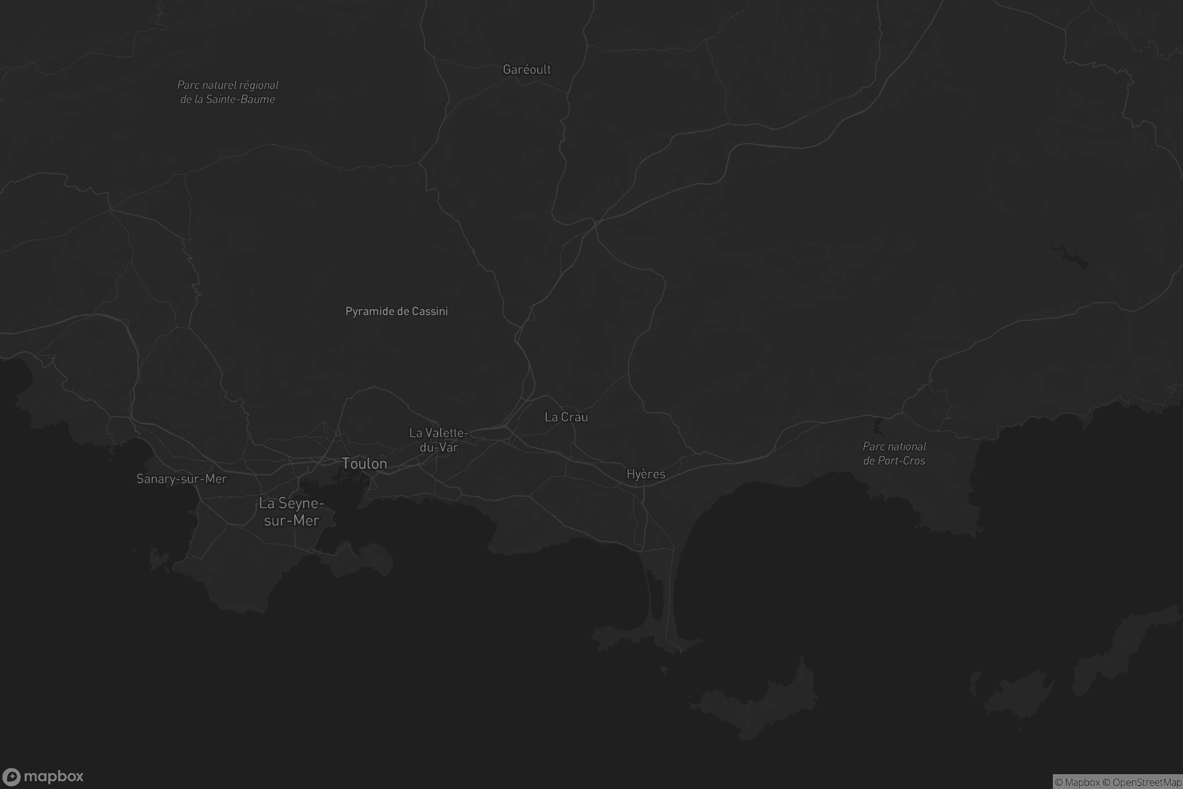 Carte de Arrondissement de Toulon