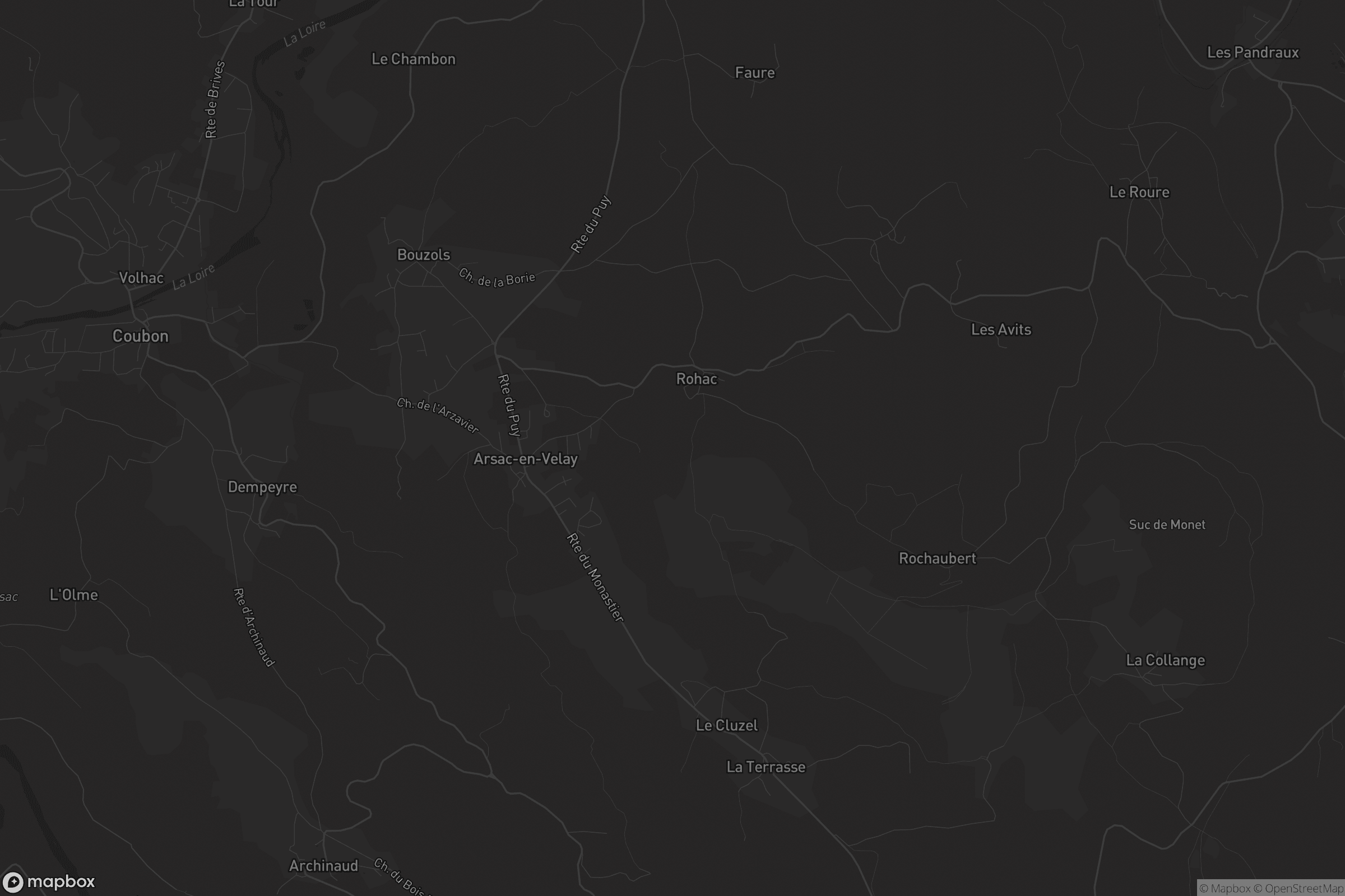 Carte de Arsac-en-Velay