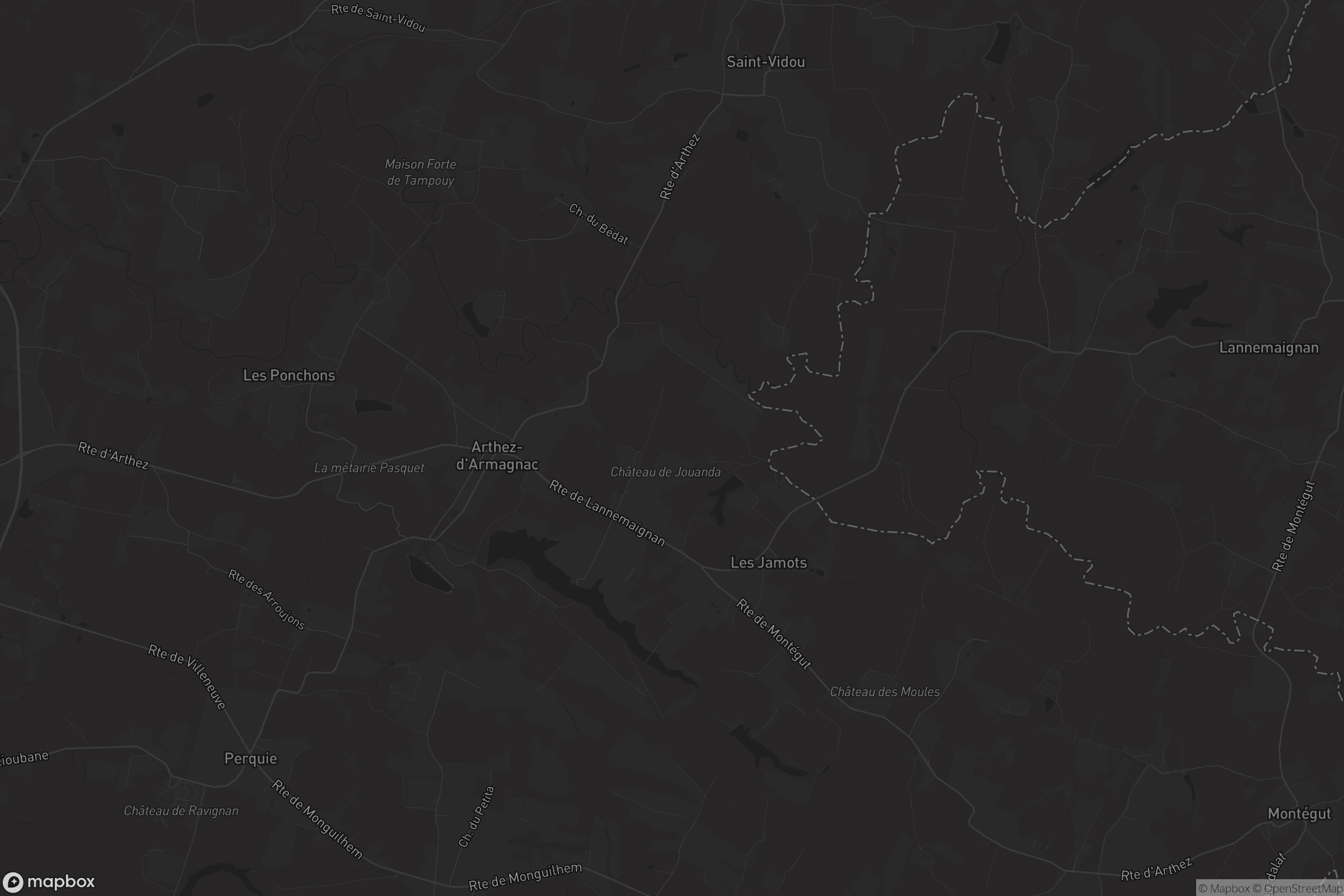 Carte de Arthez-d'Armagnac