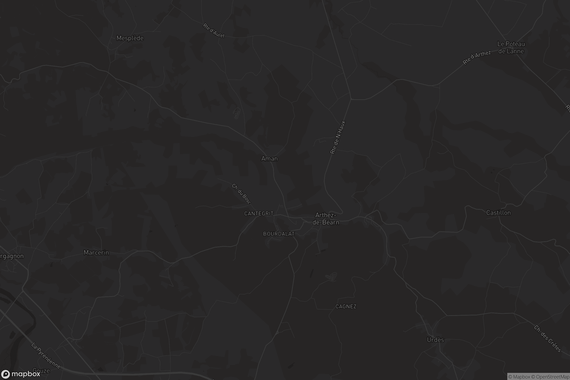 Carte de Arthez-de-Béarn