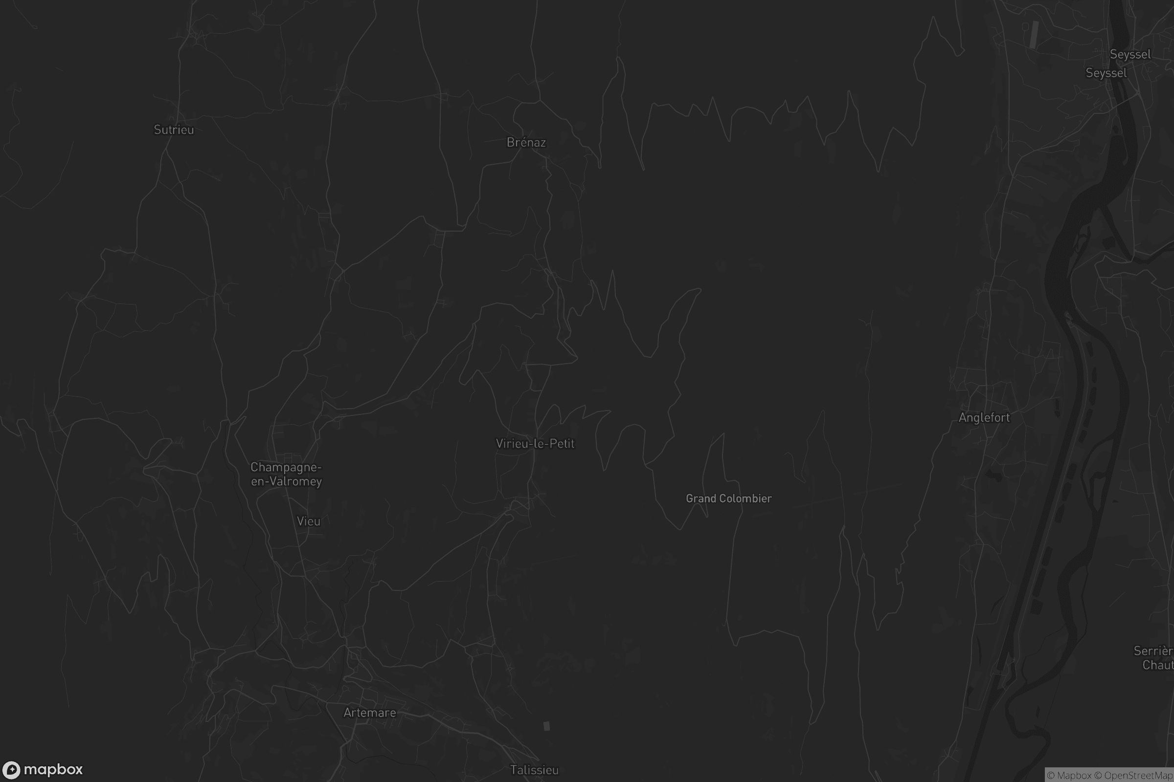 Carte de Arvière-en-Valromey