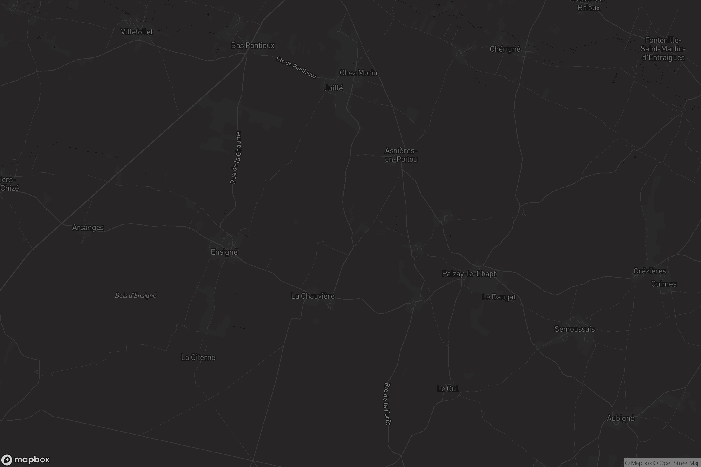 Carte de Asnières-en-Poitou