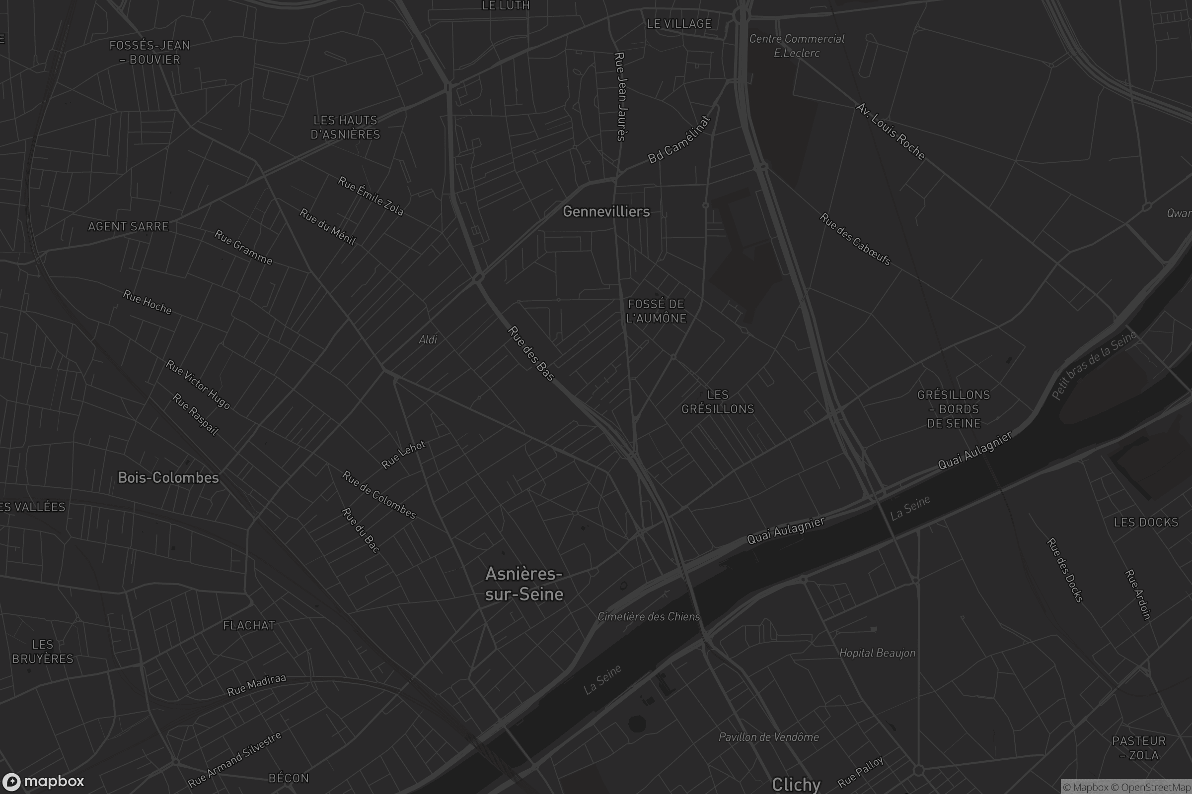 Carte de Asnières-sur-Seine