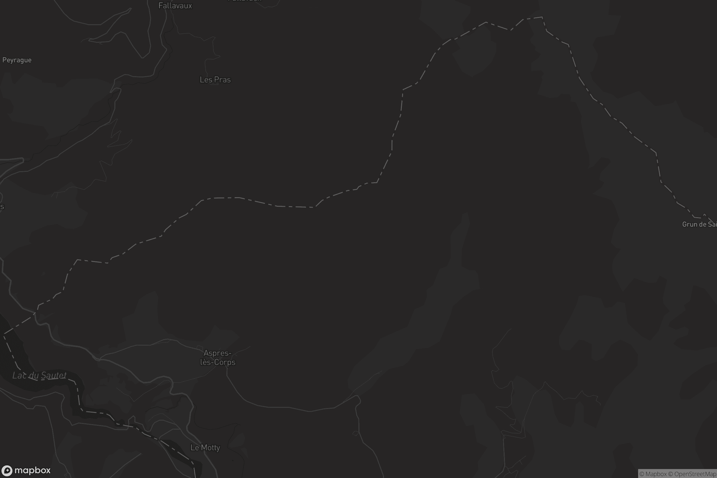 Carte de Aspres-lès-Corps