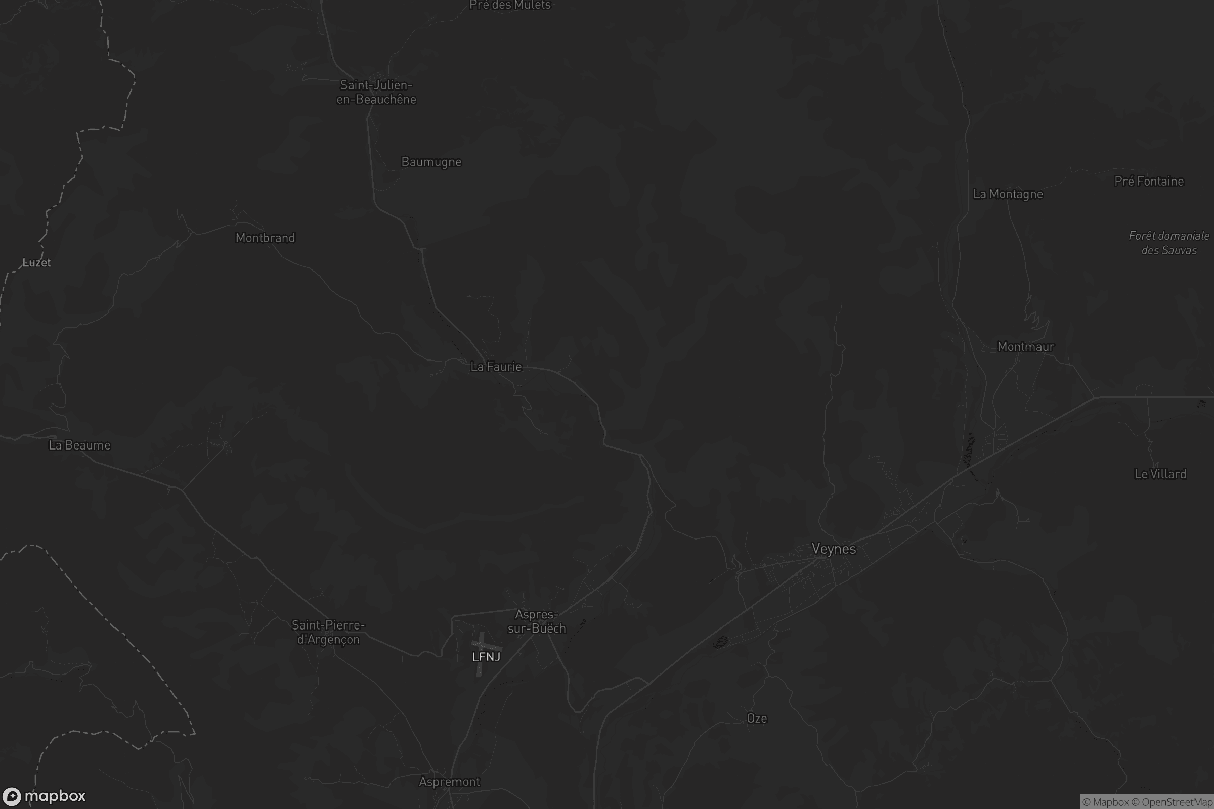 Carte de Aspres-sur-Buëch