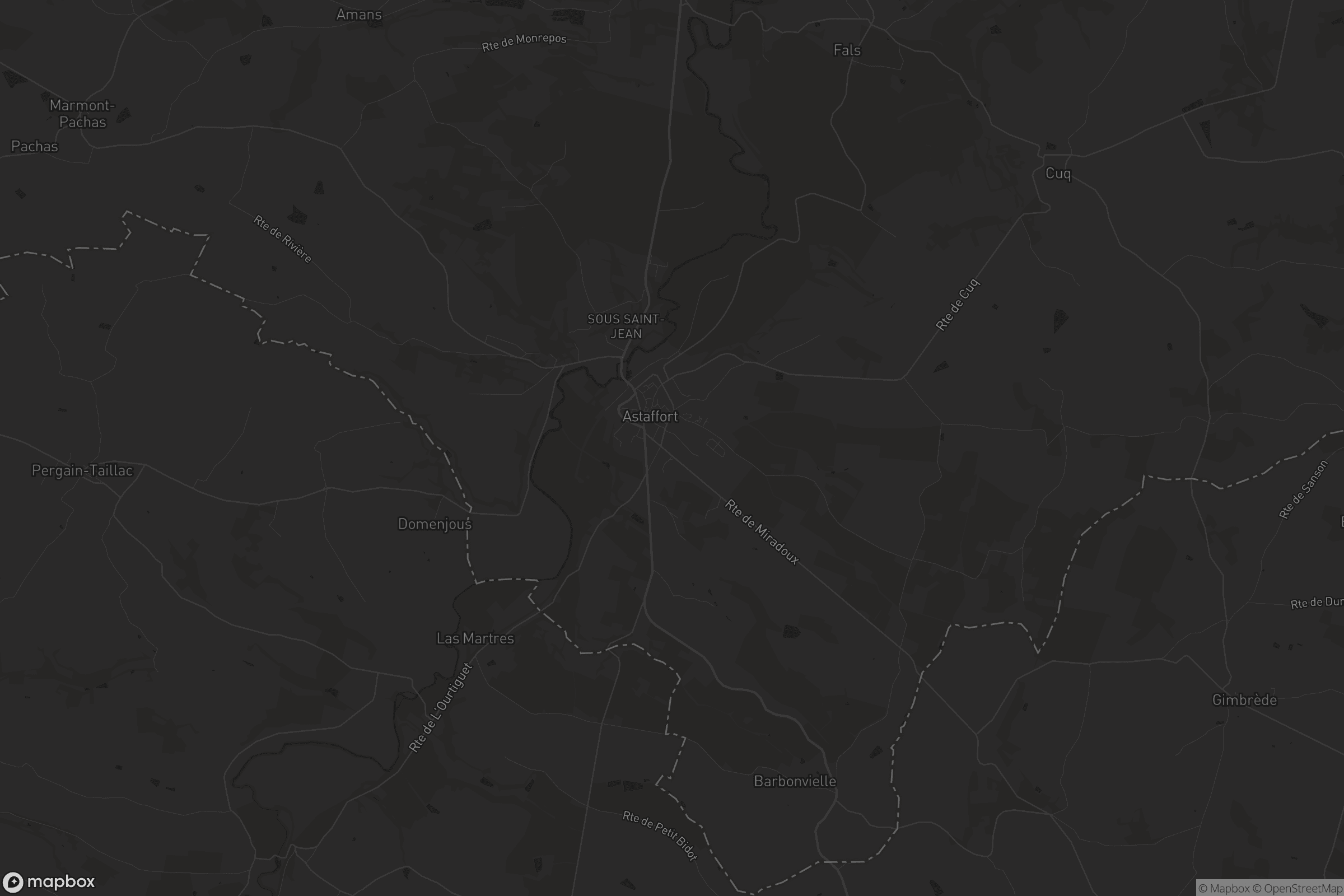 Carte de Astaffort