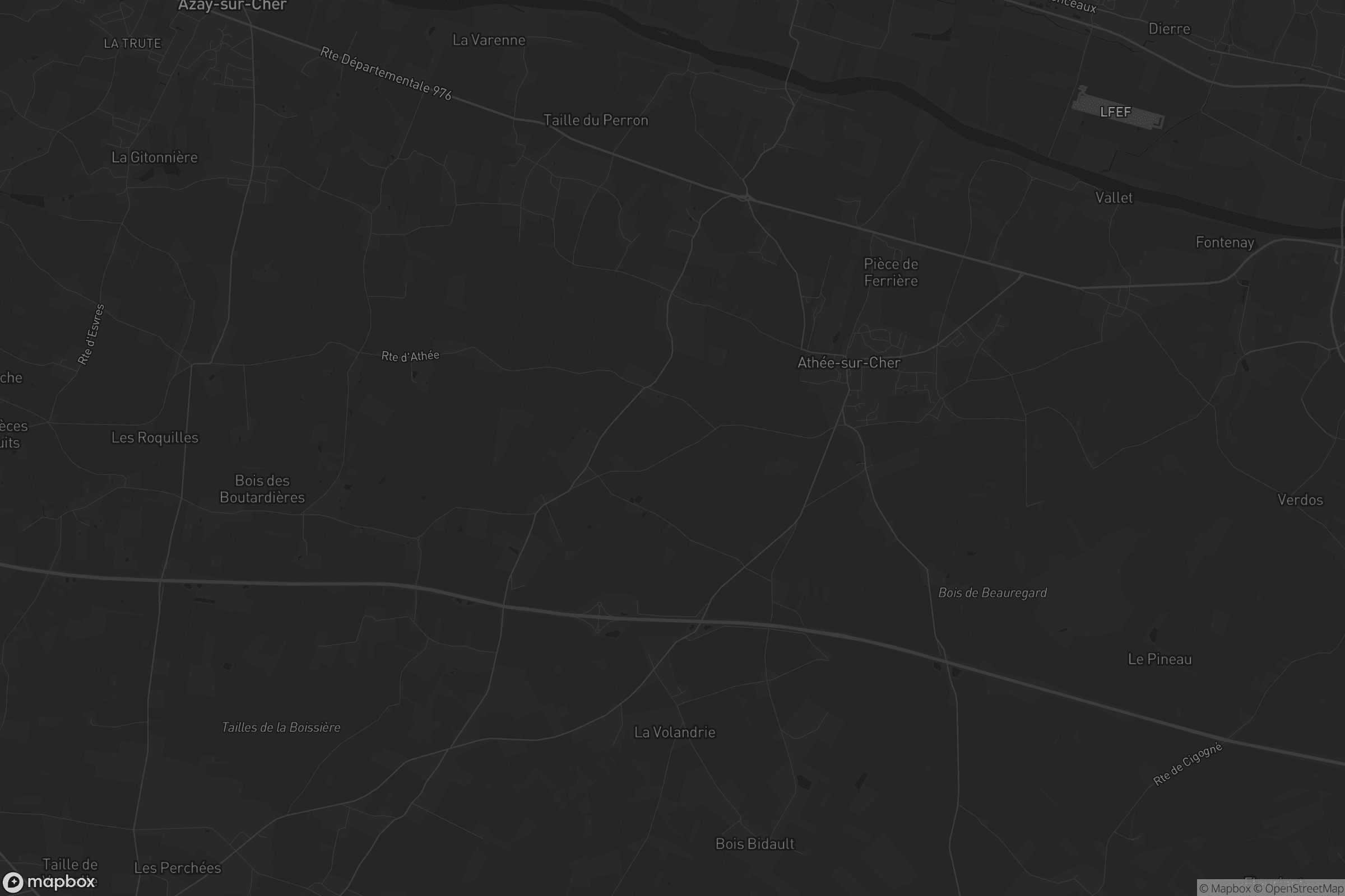 Carte de Athée-sur-Cher