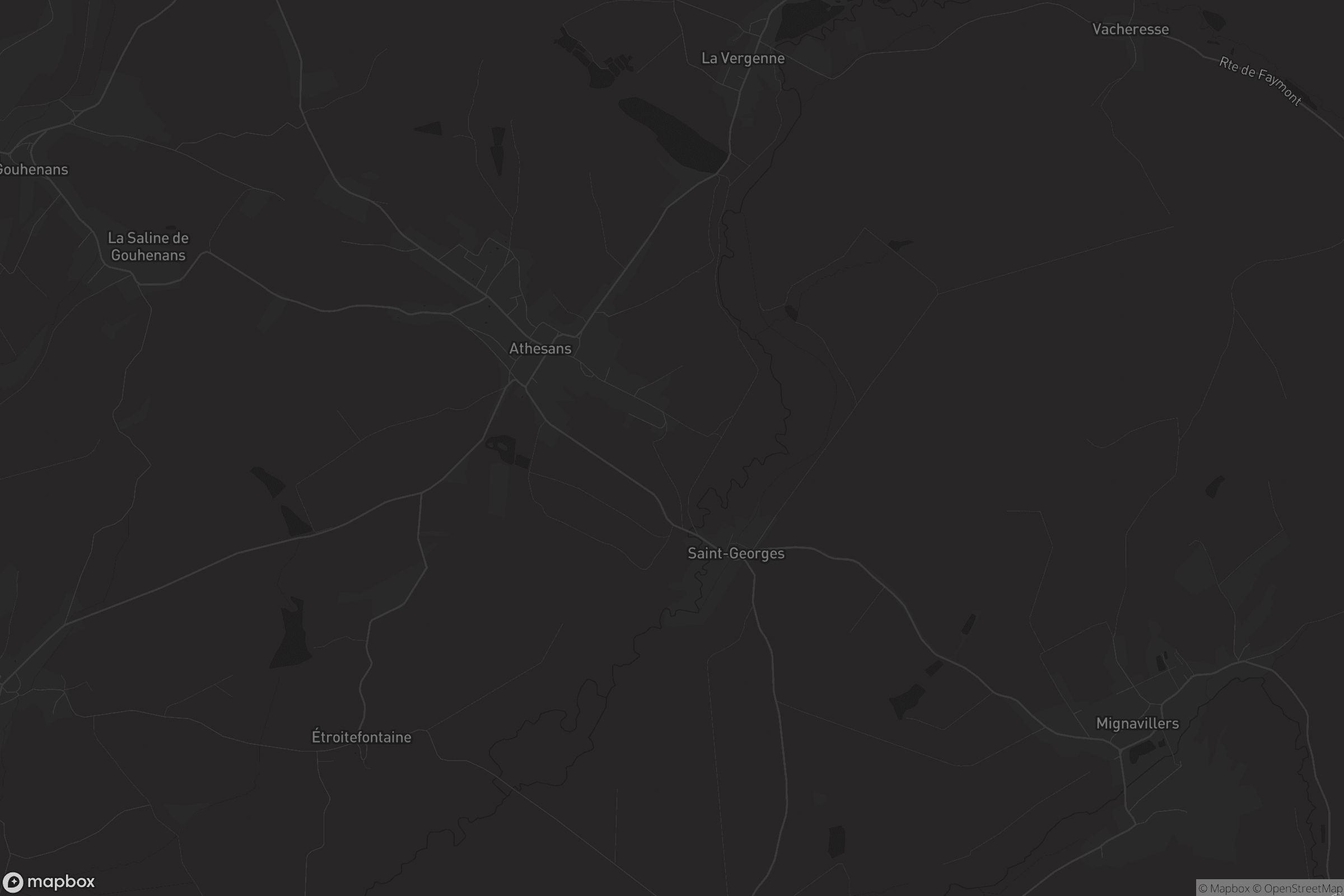 Carte de Athesans-Étroitefontaine