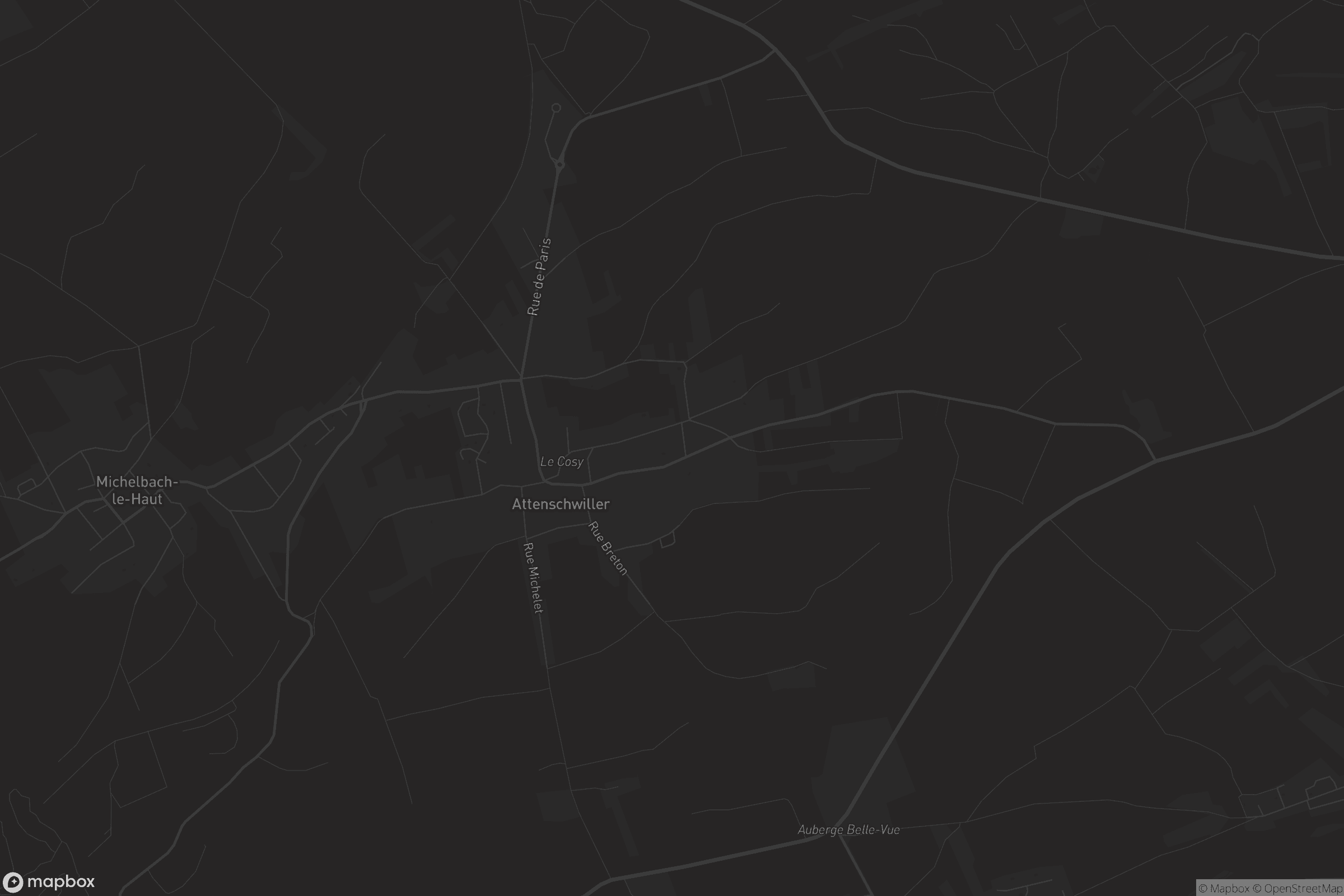 Carte de Attenschwiller