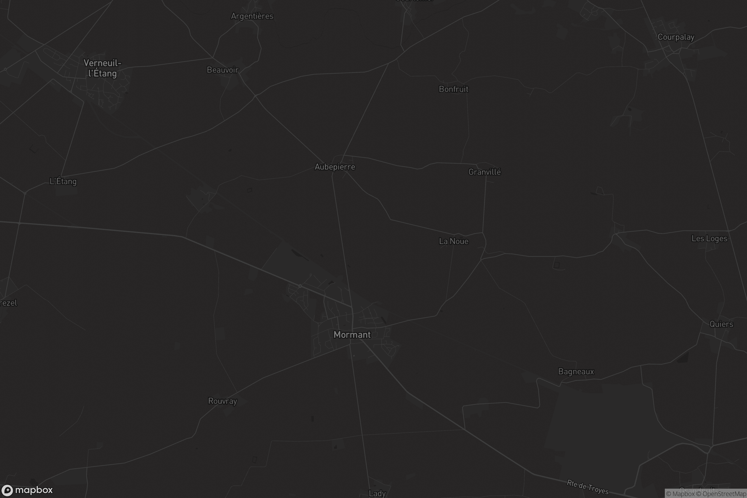 Carte de Aubepierre-Ozouer-le-Repos