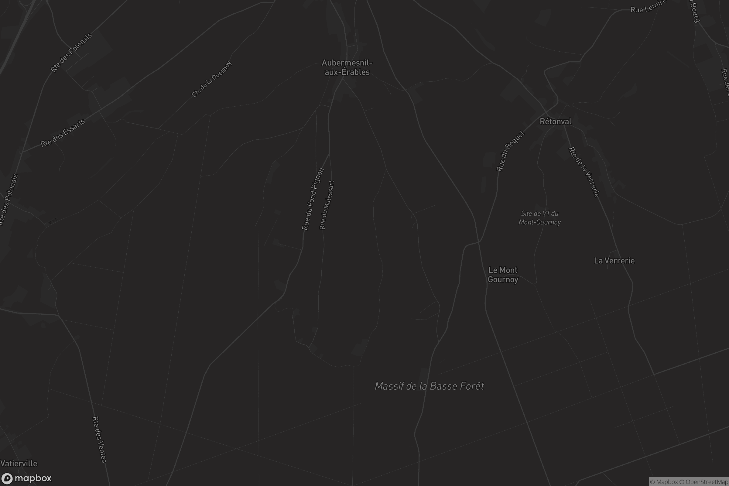 Carte de Aubermesnil-aux-Érables