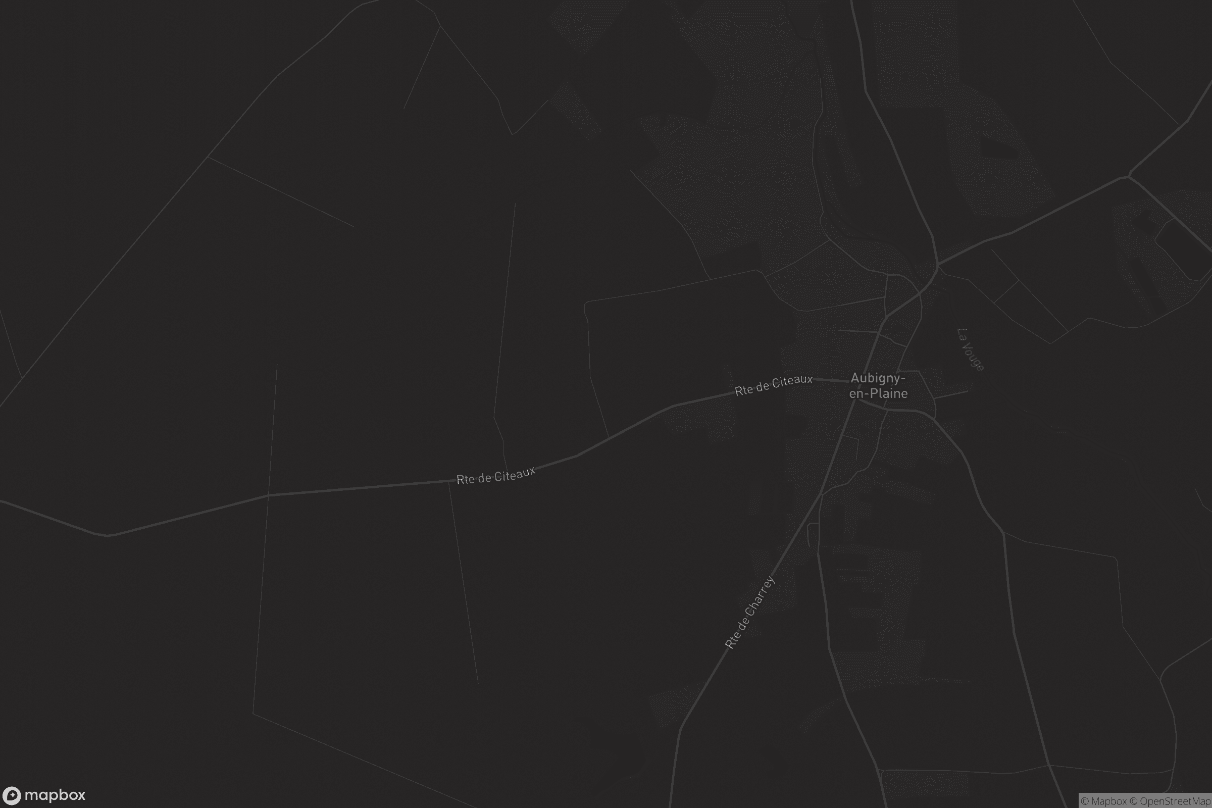 Carte de Aubigny-en-Plaine