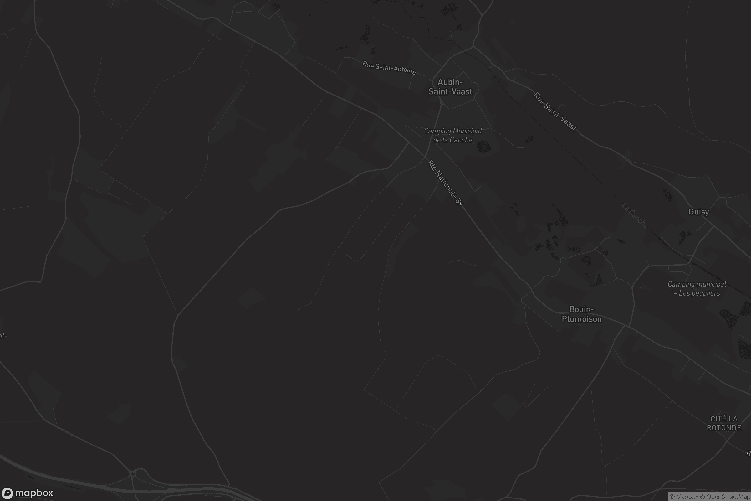 Carte de Aubin-Saint-Vaast