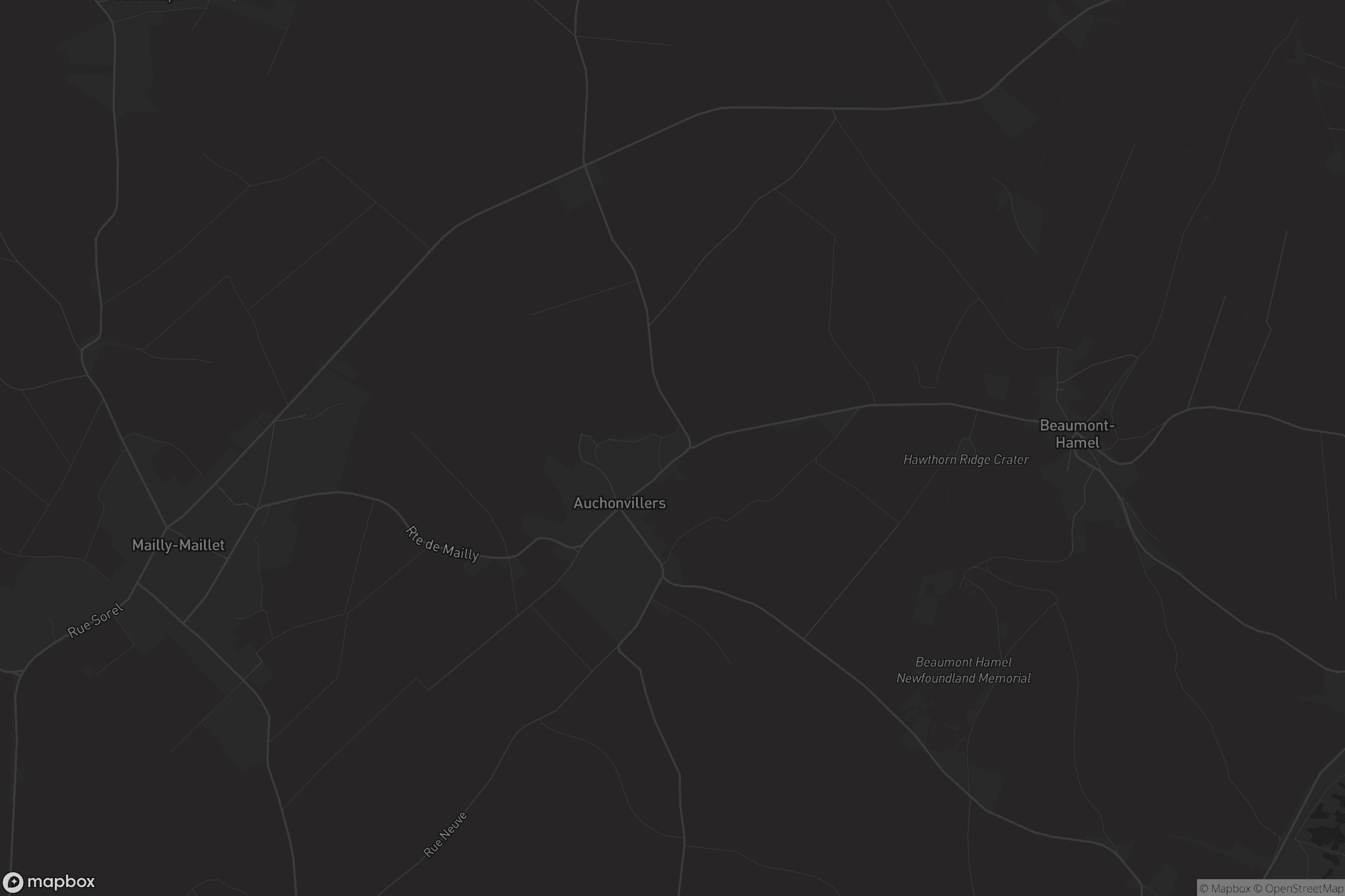 Carte de Auchonvillers