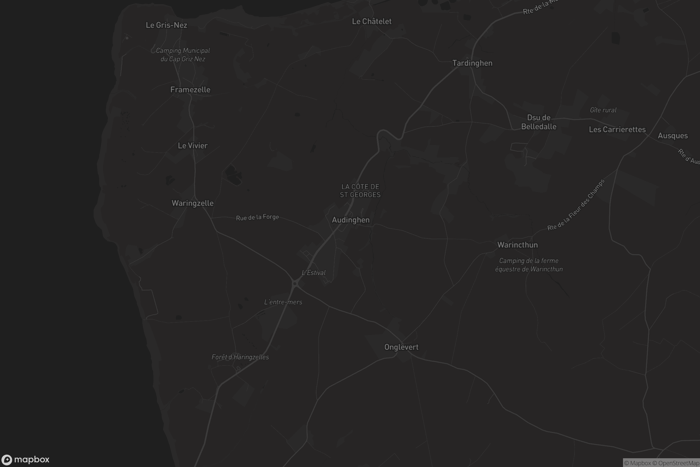 Carte de Audinghen