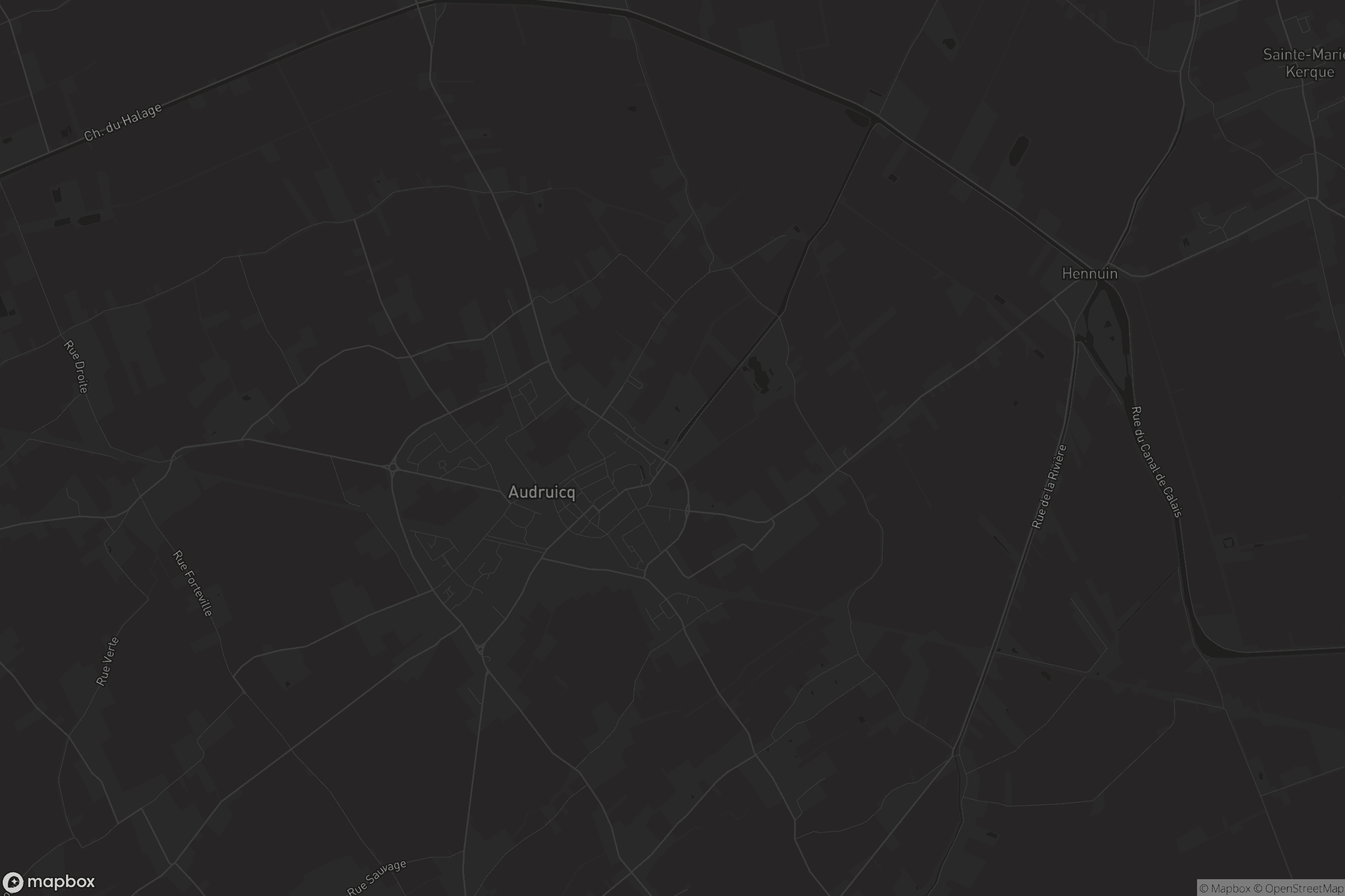 Carte de Audruicq