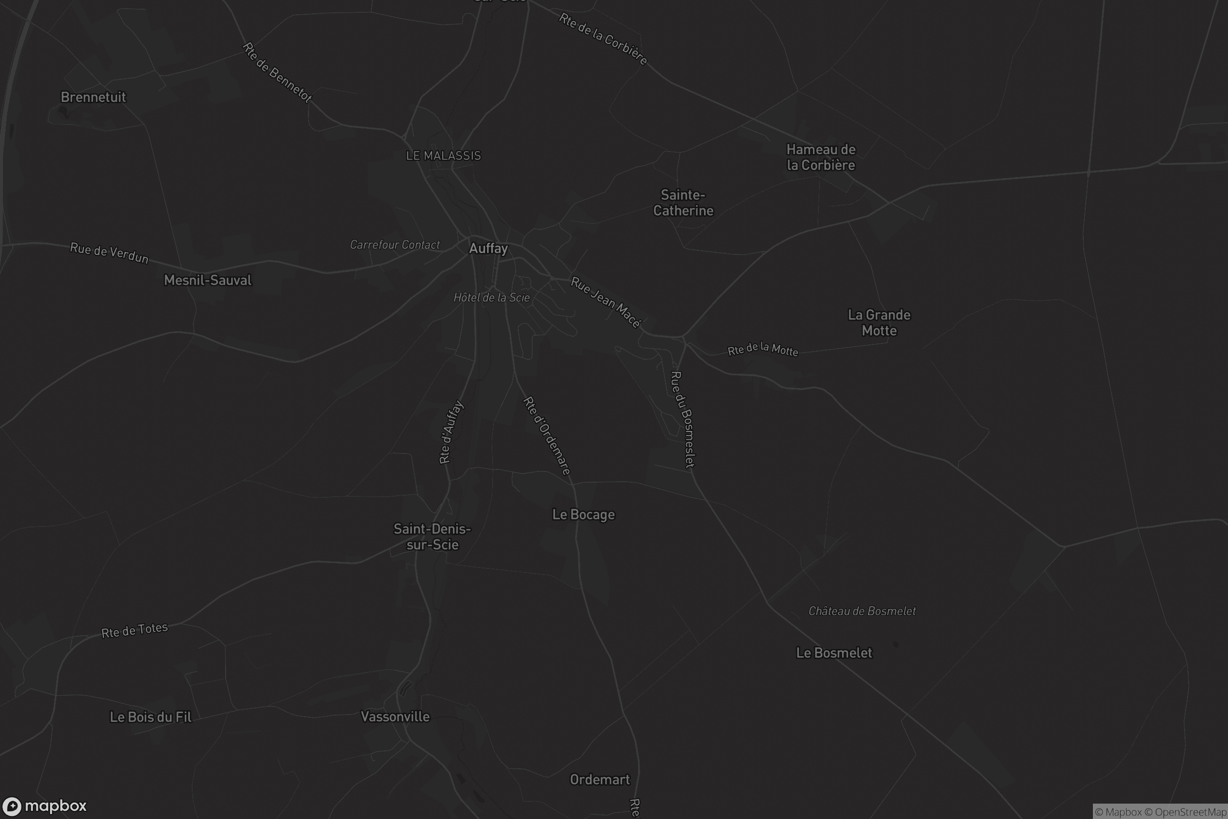 Carte de Auffay