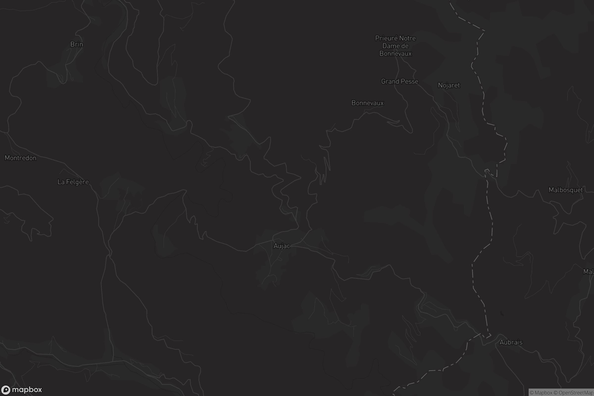 Carte de Aujac