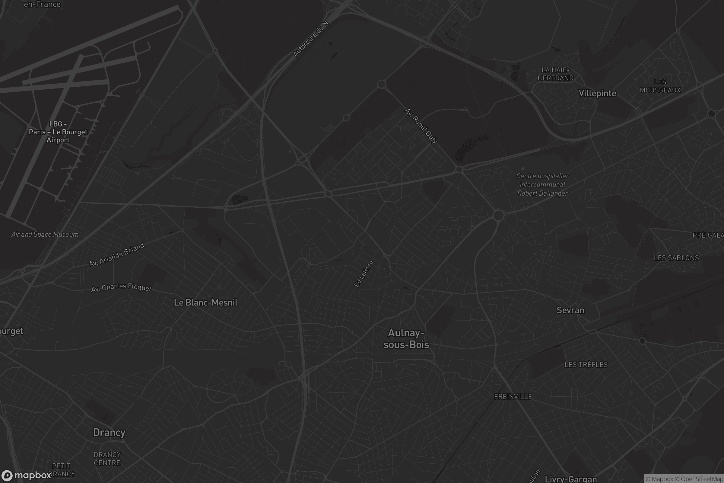 Carte de Aulnay-sous-Bois