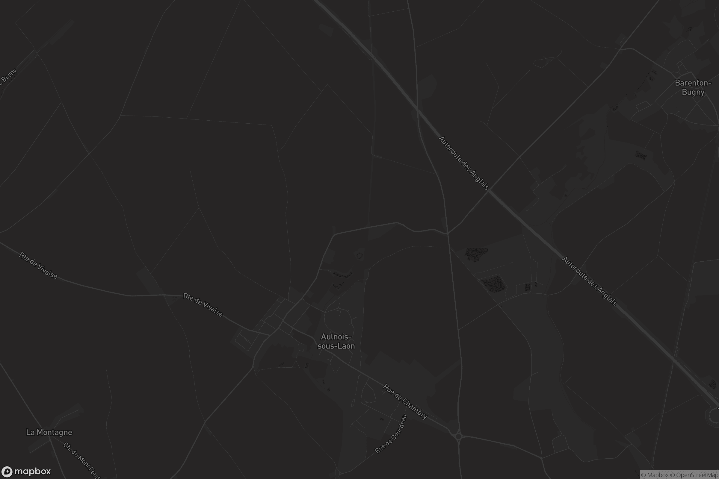 Carte de Aulnois-sous-Laon