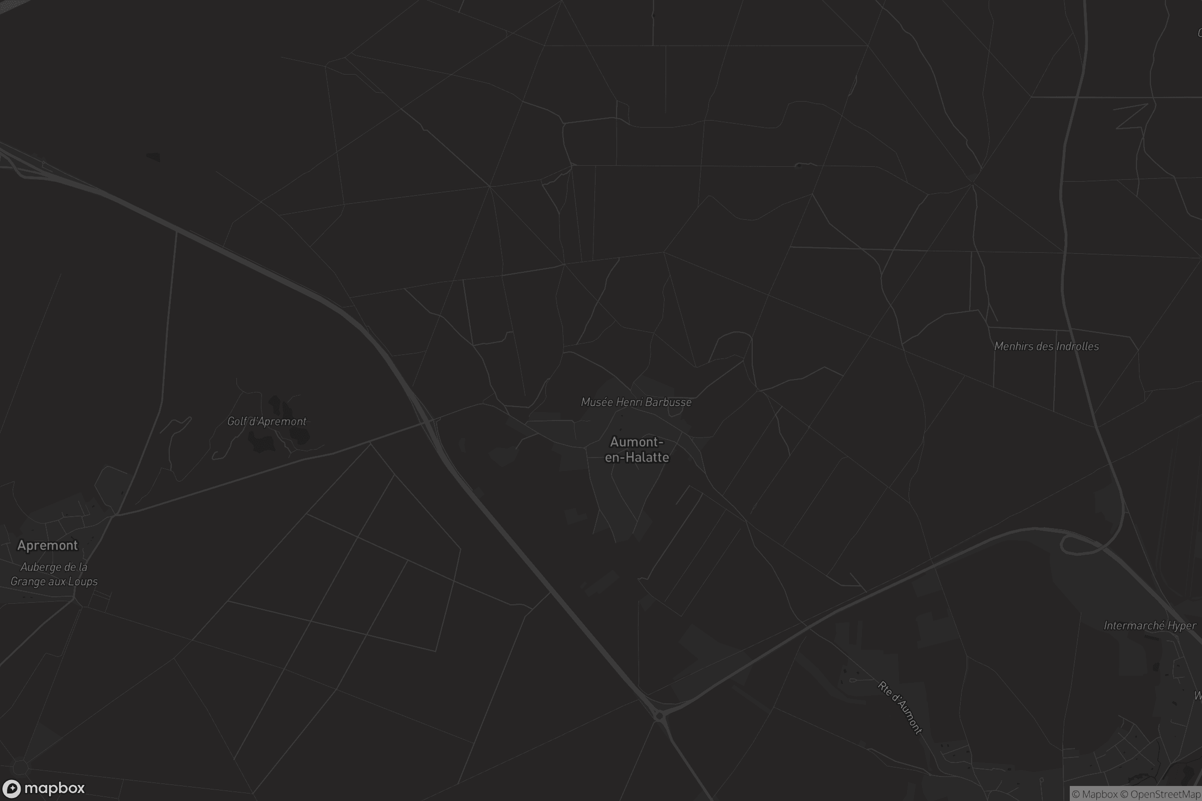 Carte de Aumont-en-Halatte