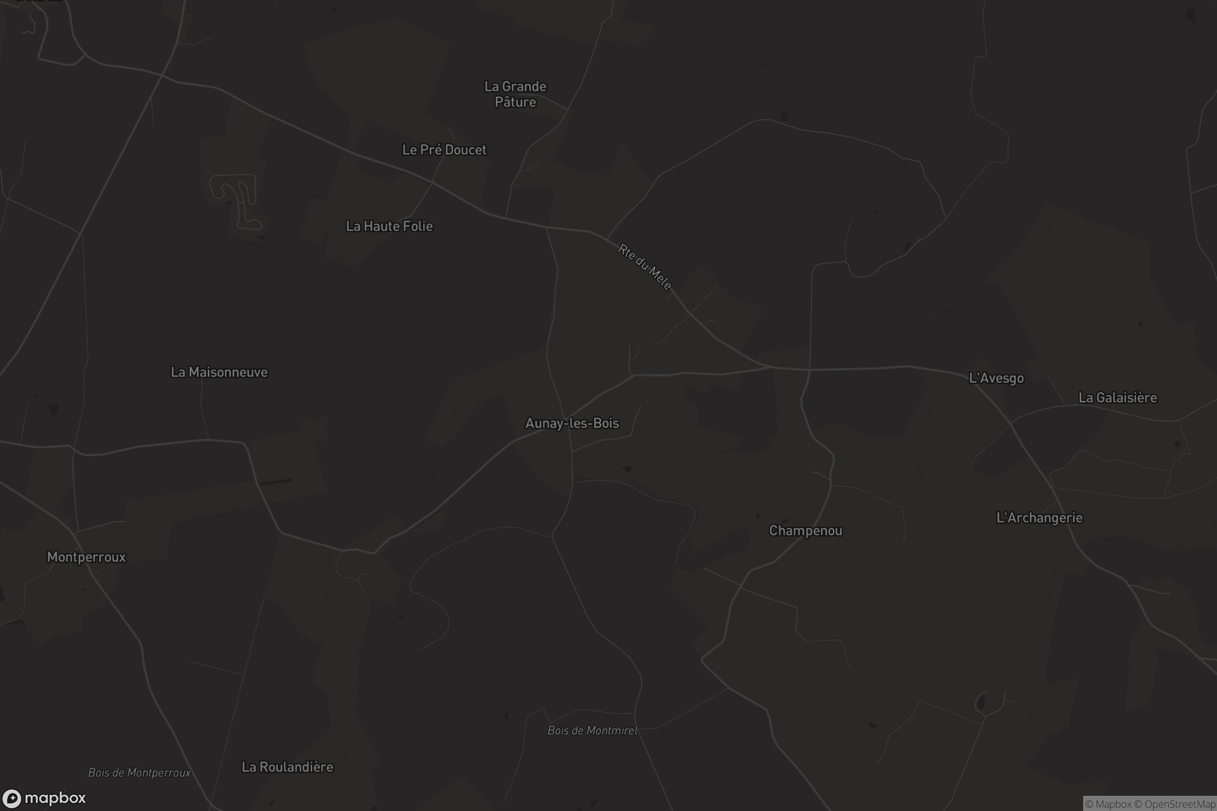 Carte de Aunay-les-Bois