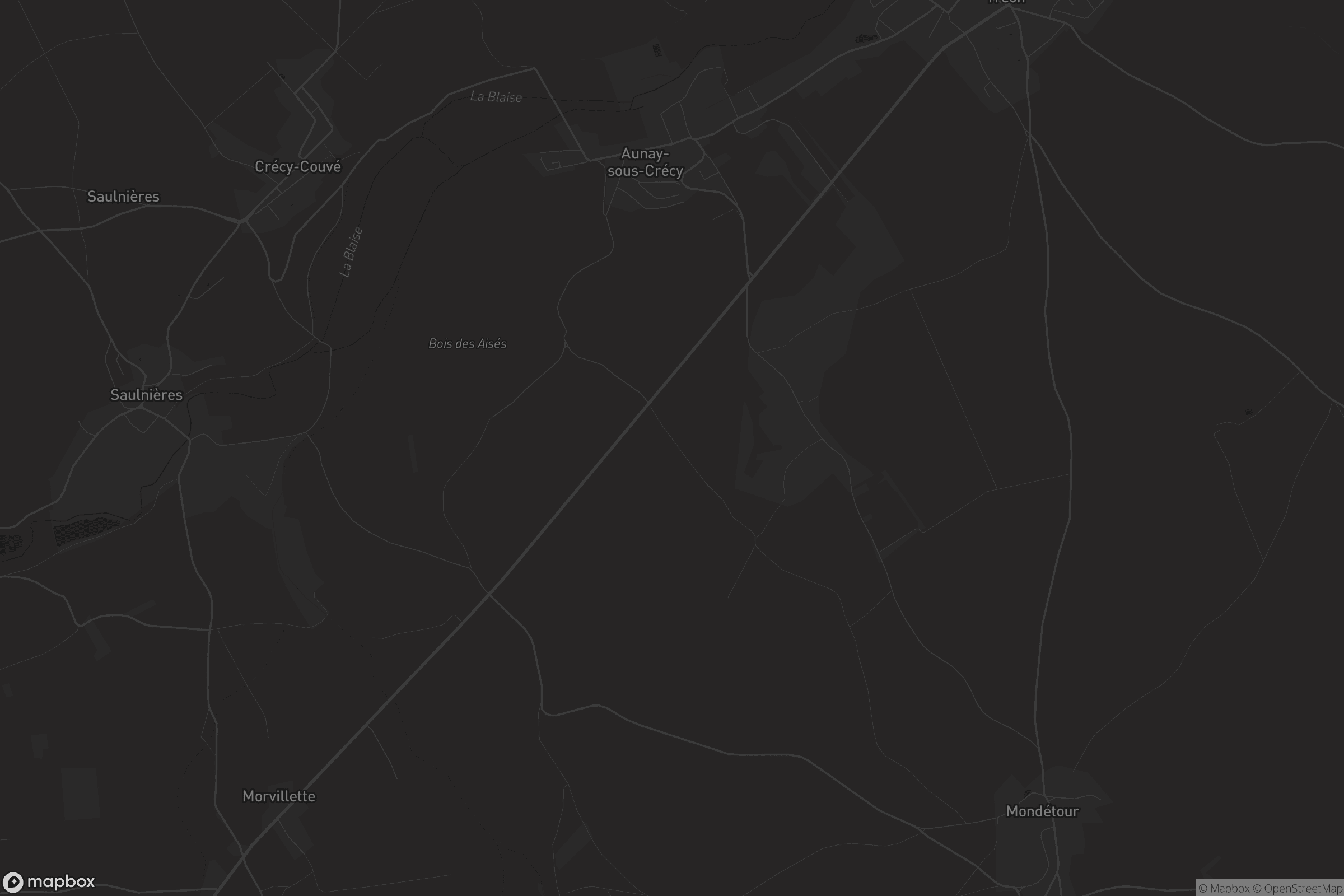 Carte de Aunay-sous-Crécy