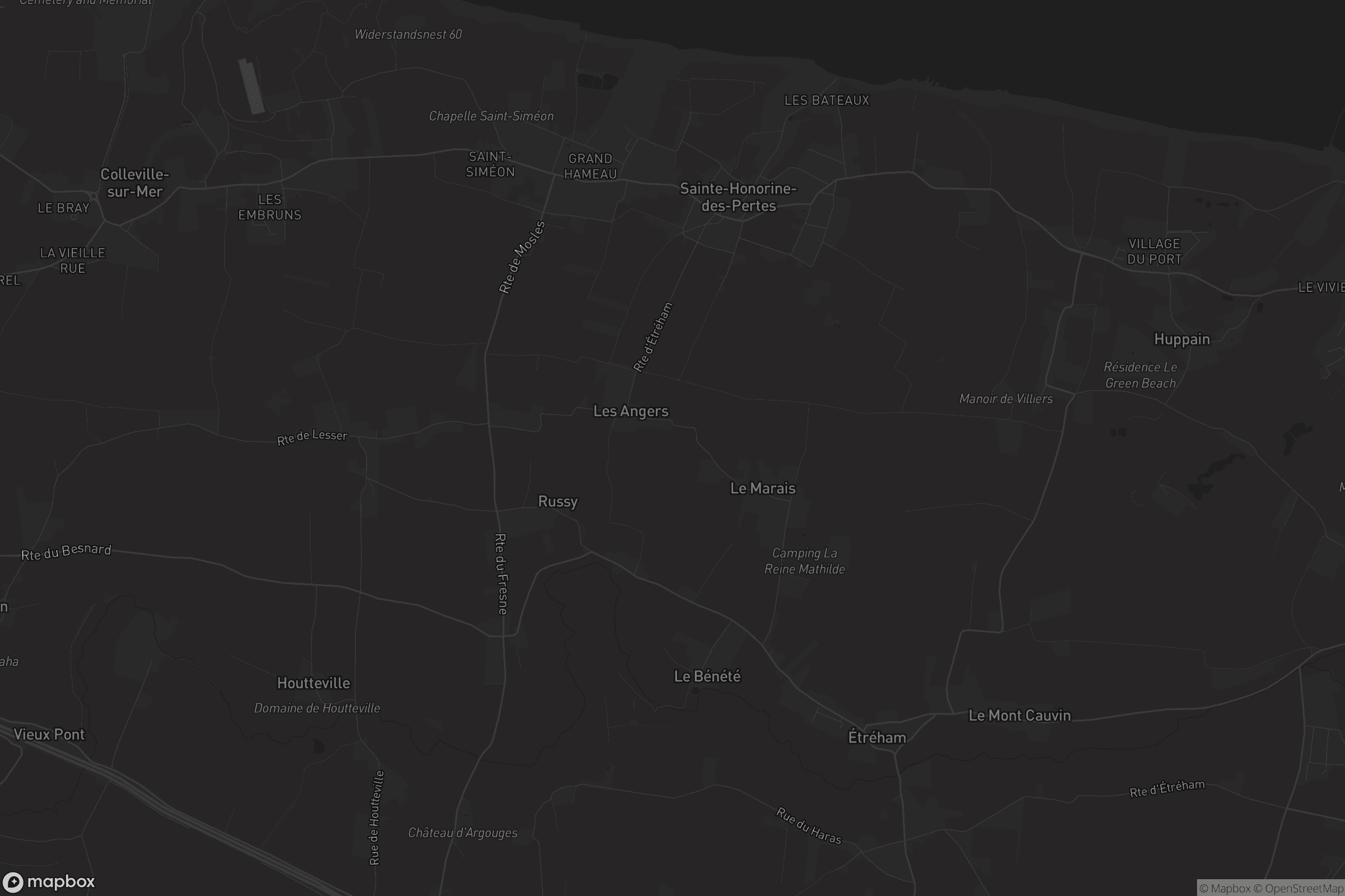 Carte de Aure sur Mer