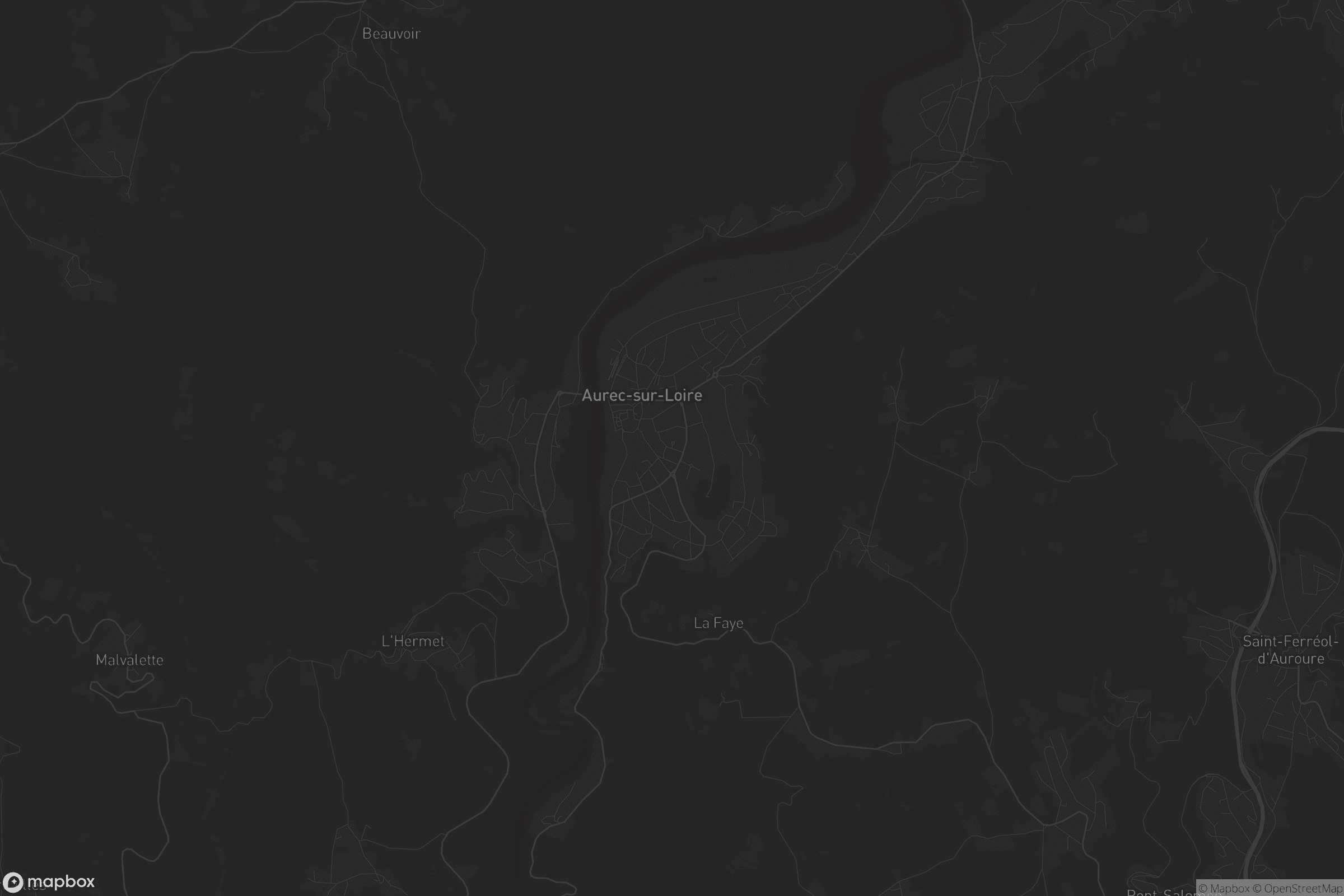 Carte de Aurec-sur-Loire