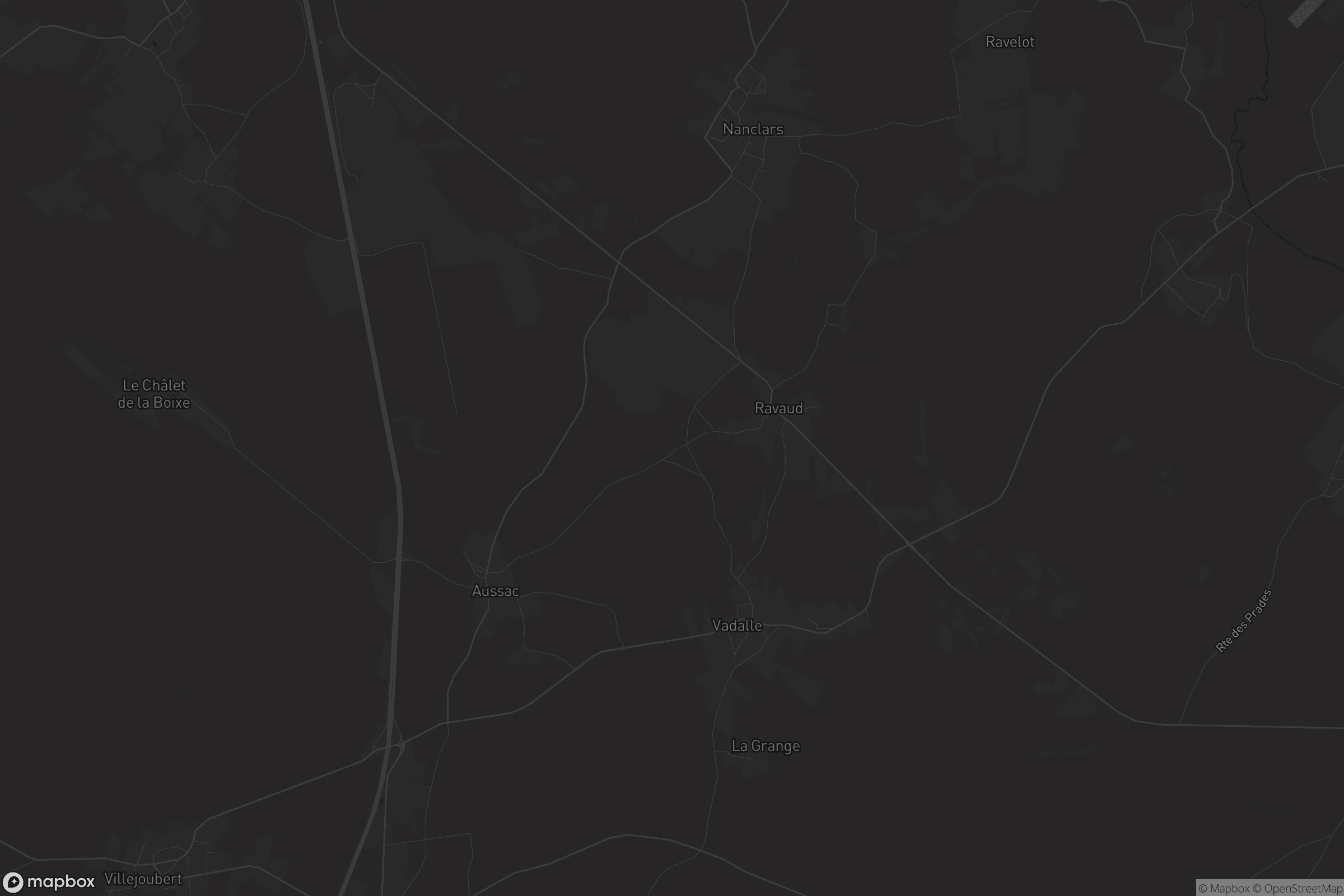 Carte de Aussac-Vadalle