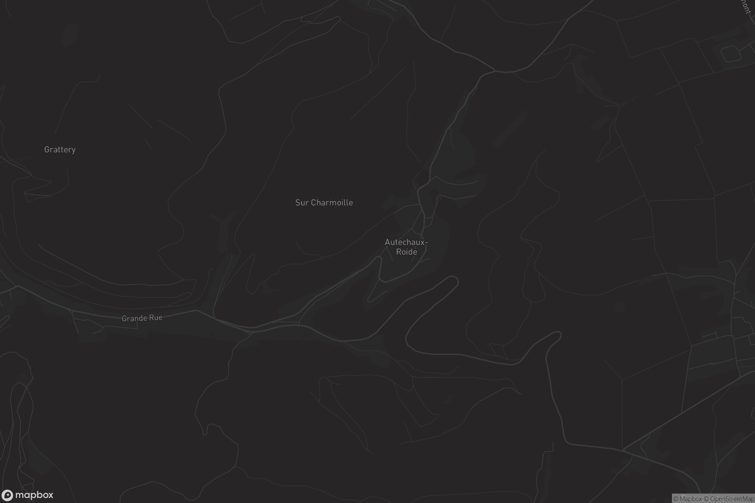 Carte de Autechaux-Roide