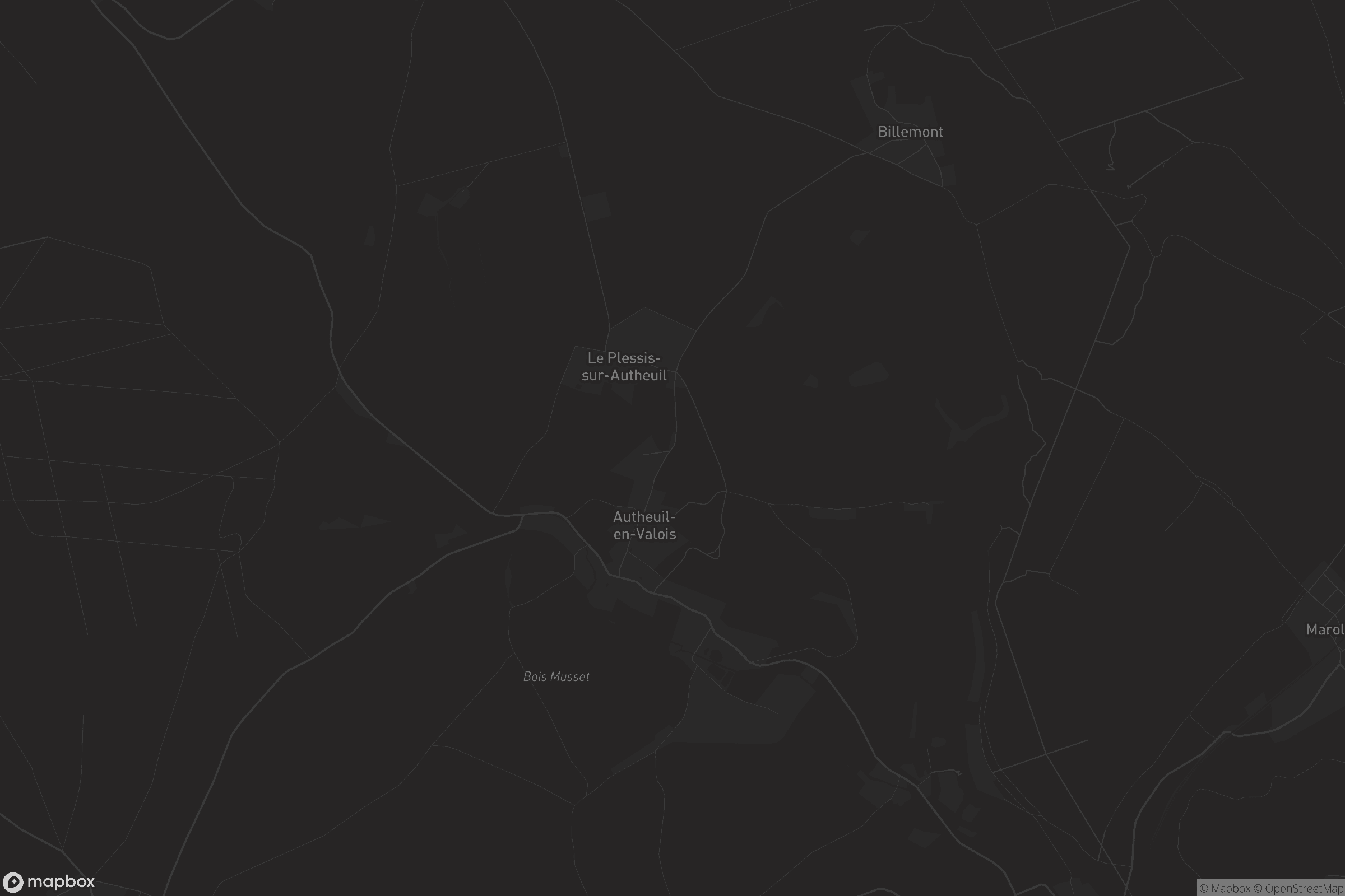 Carte de Autheuil-en-Valois