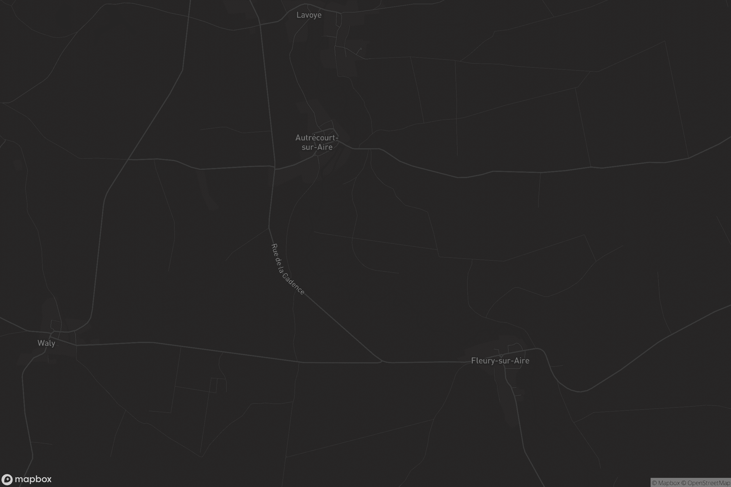 Carte de Autrécourt-sur-Aire