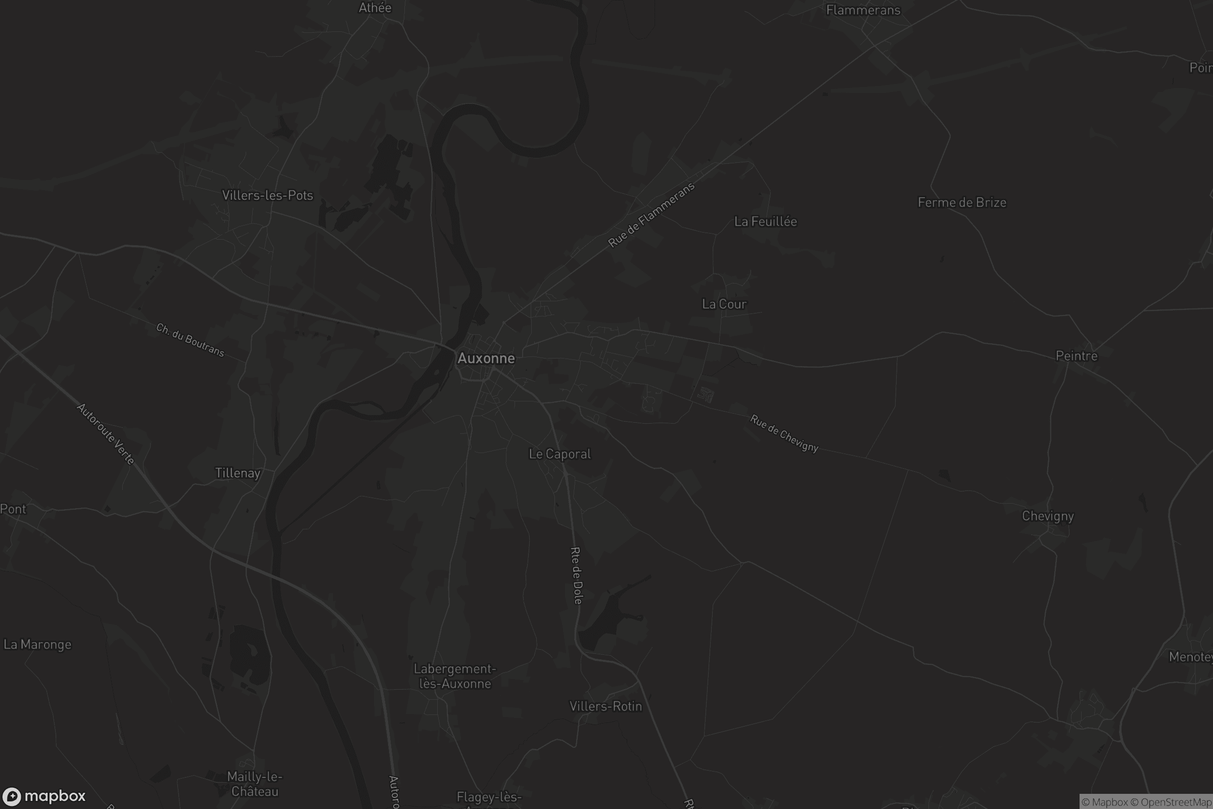 Carte de Auxonne
