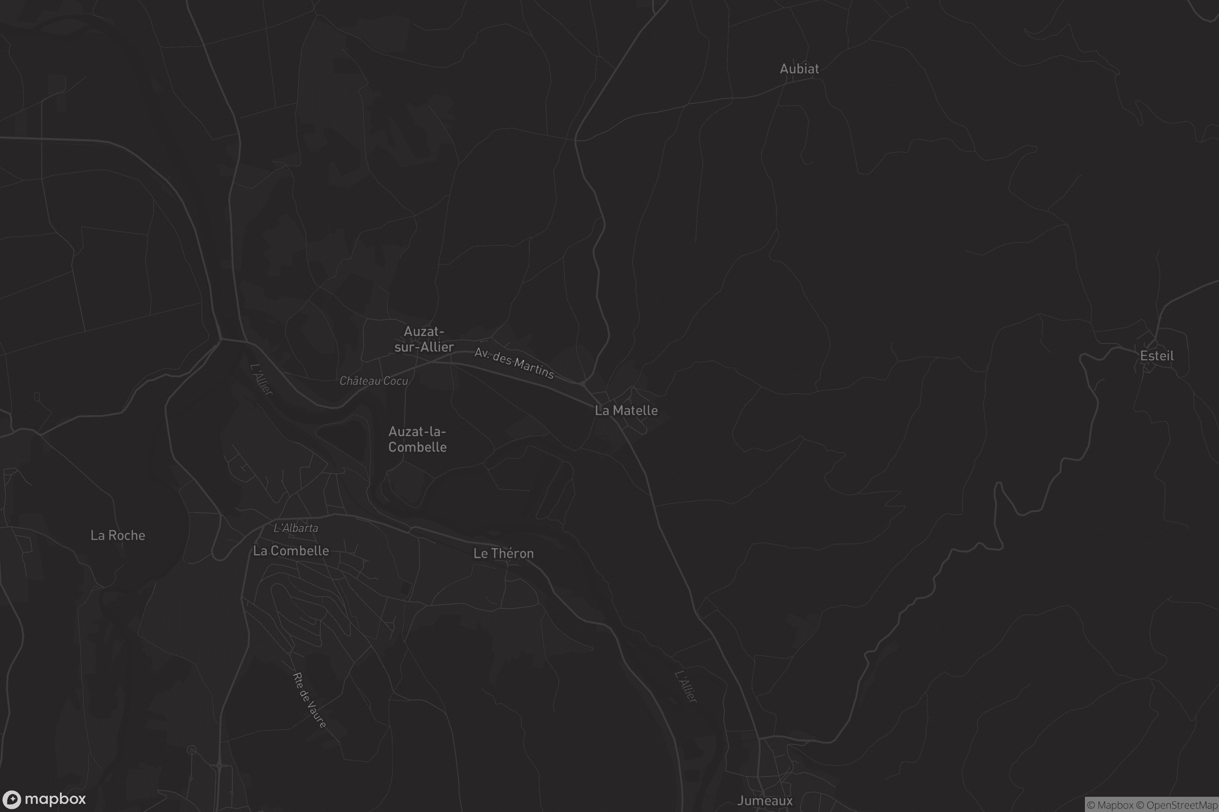 Carte de Auzat-la-Combelle