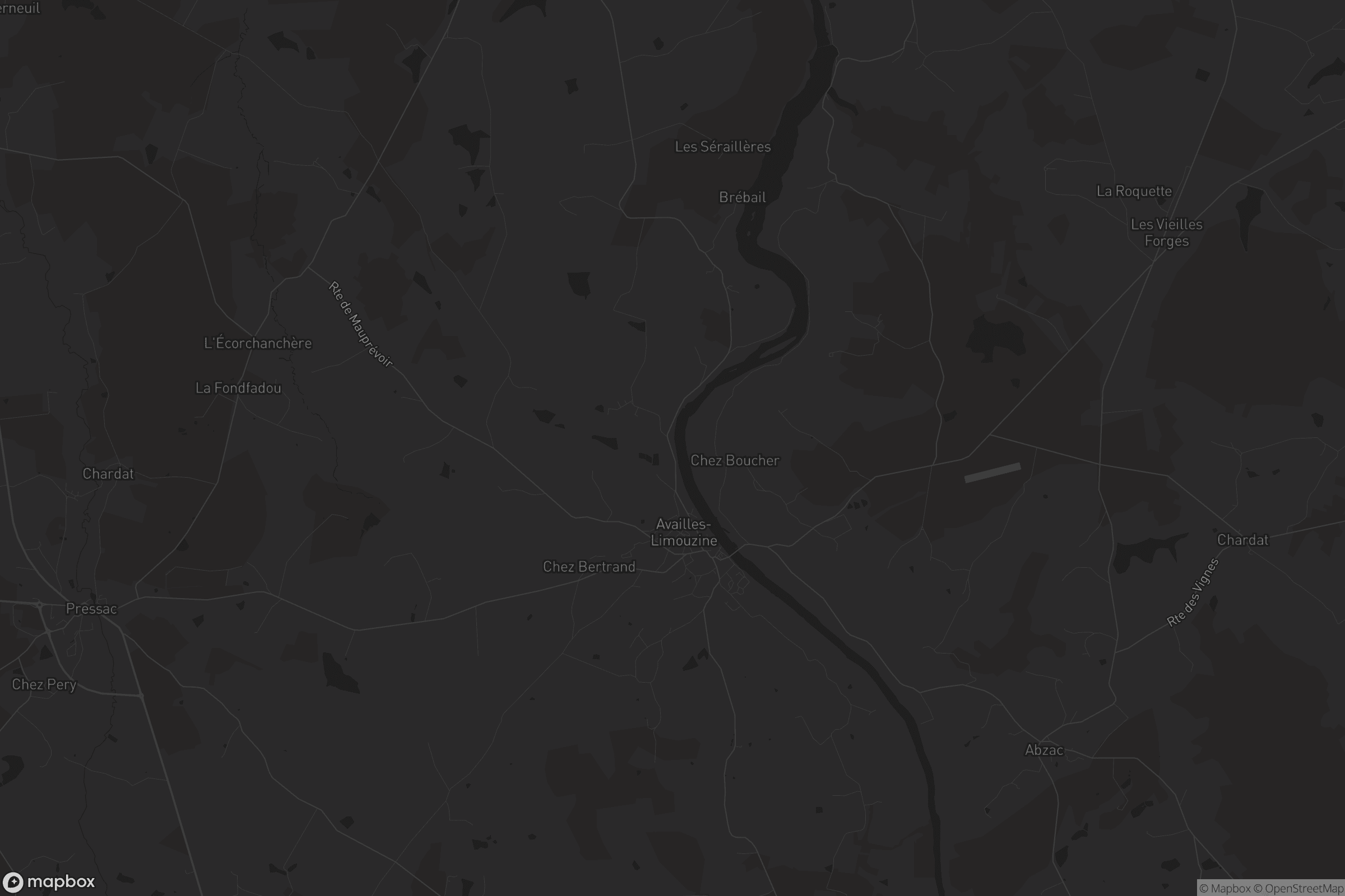 Carte de Availles-Limouzine