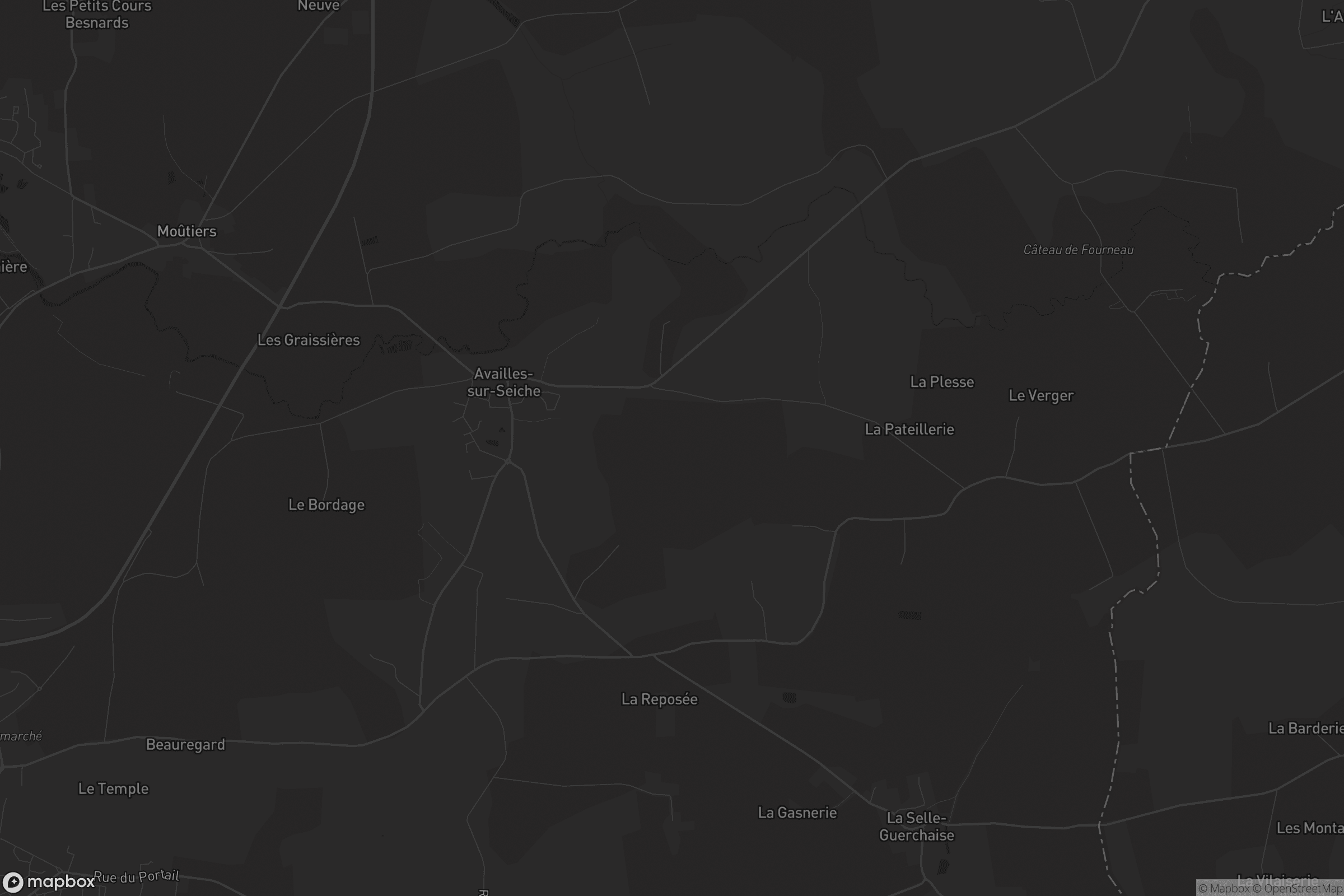 Carte de Availles-sur-Seiche