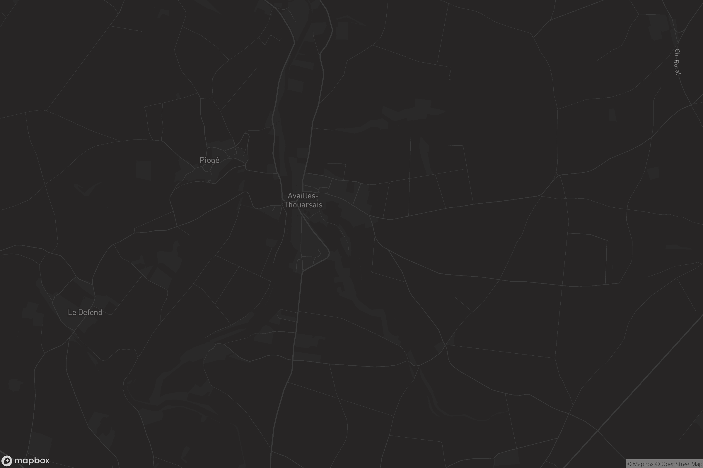 Carte de Availles-Thouarsais