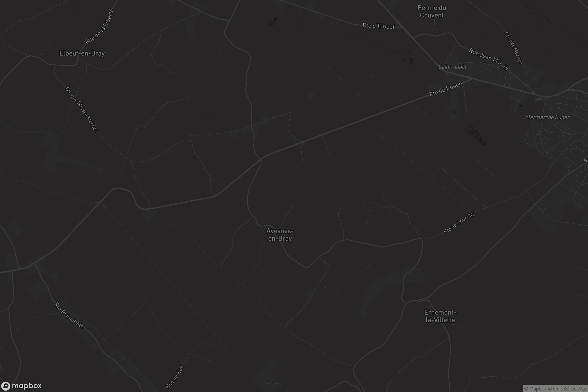 Carte de Avesnes-en-Bray