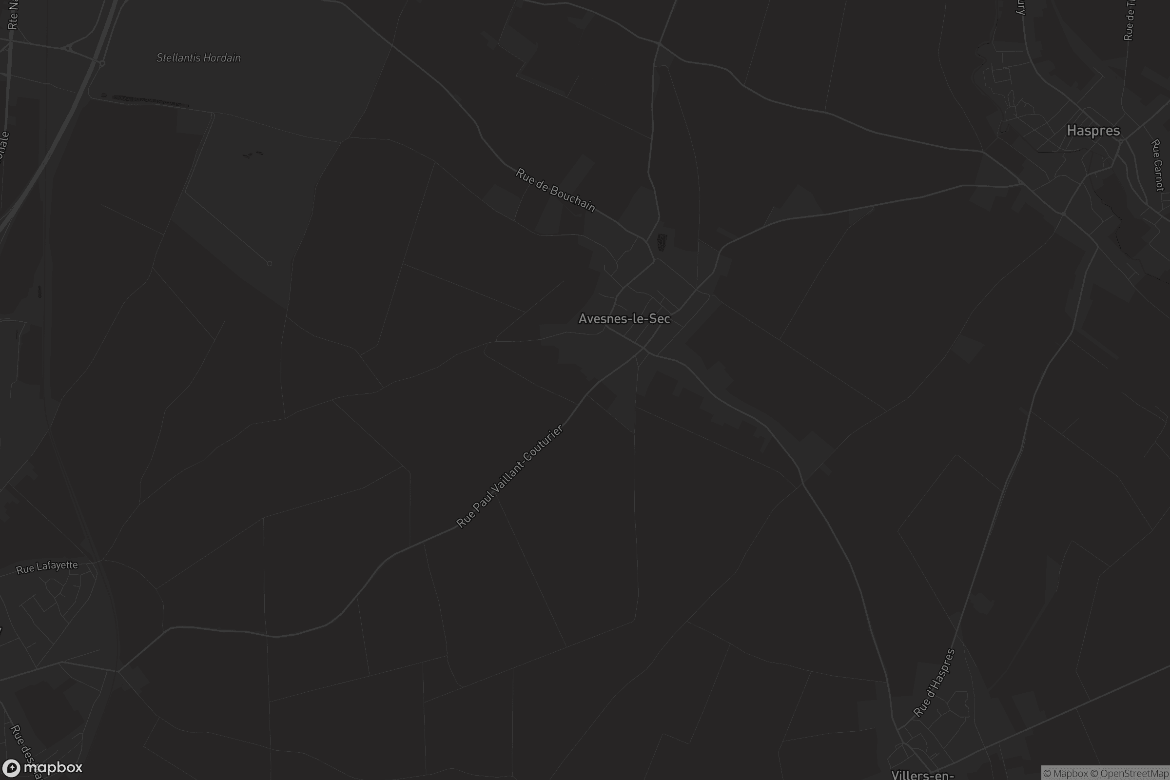 Carte de Avesnes-le-Sec