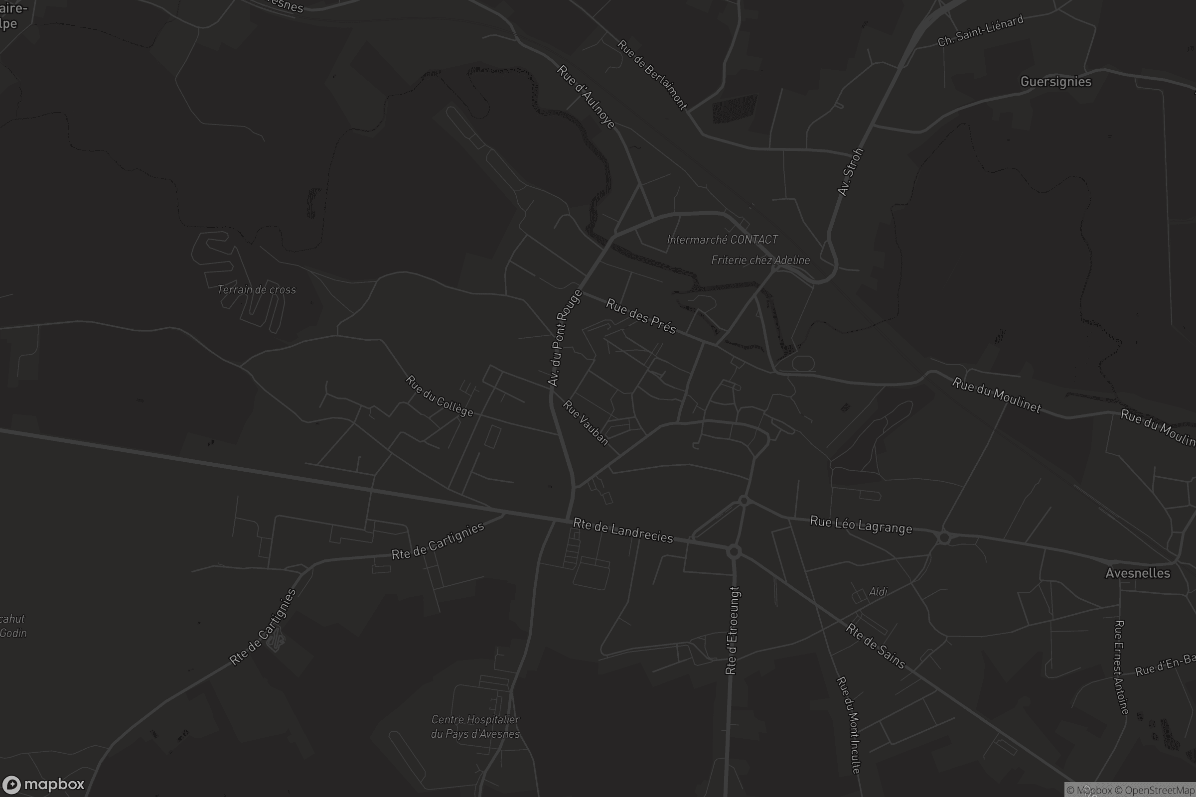 Carte de Avesnes-sur-Helpe