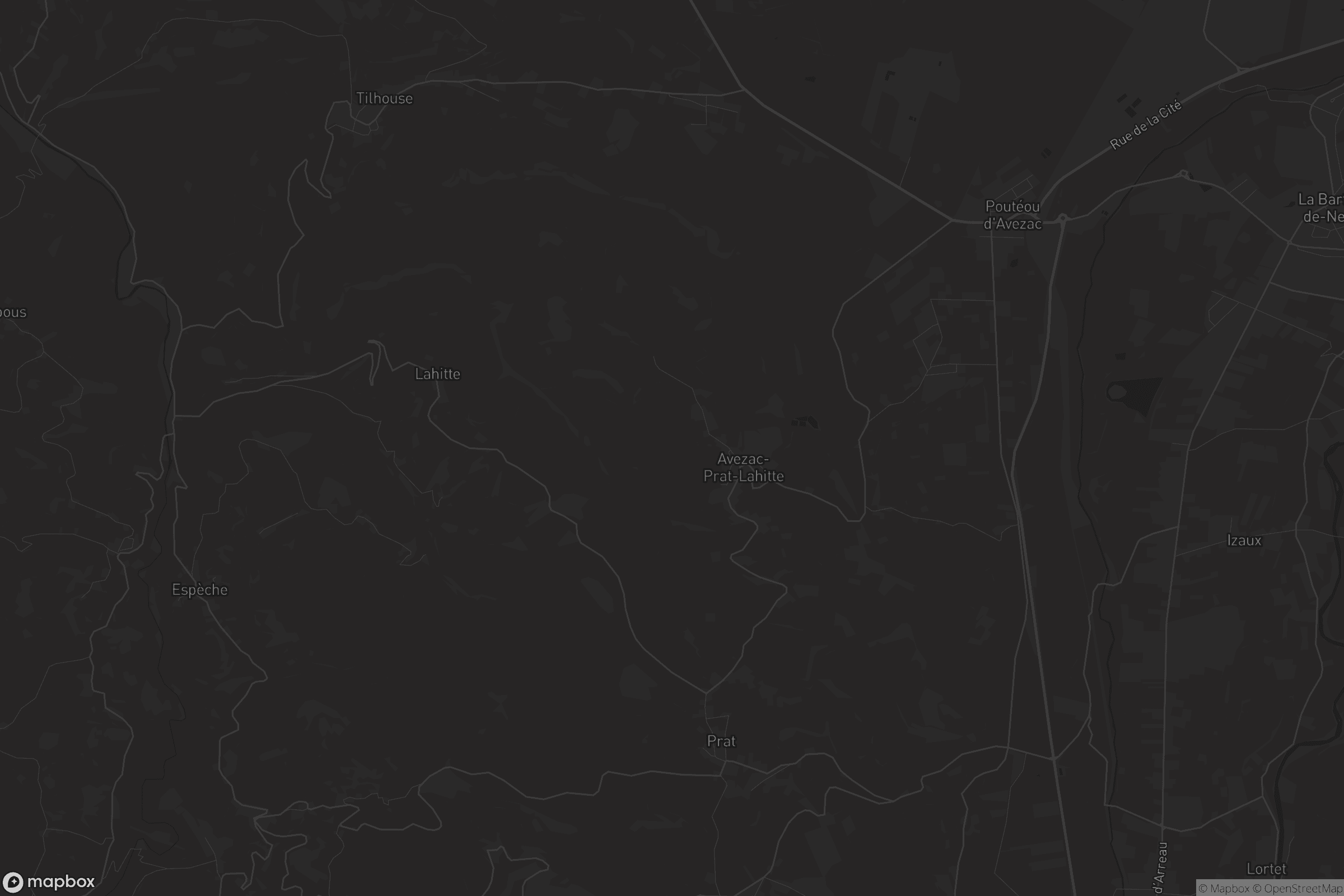 Carte de Avezac-Prat-Lahitte