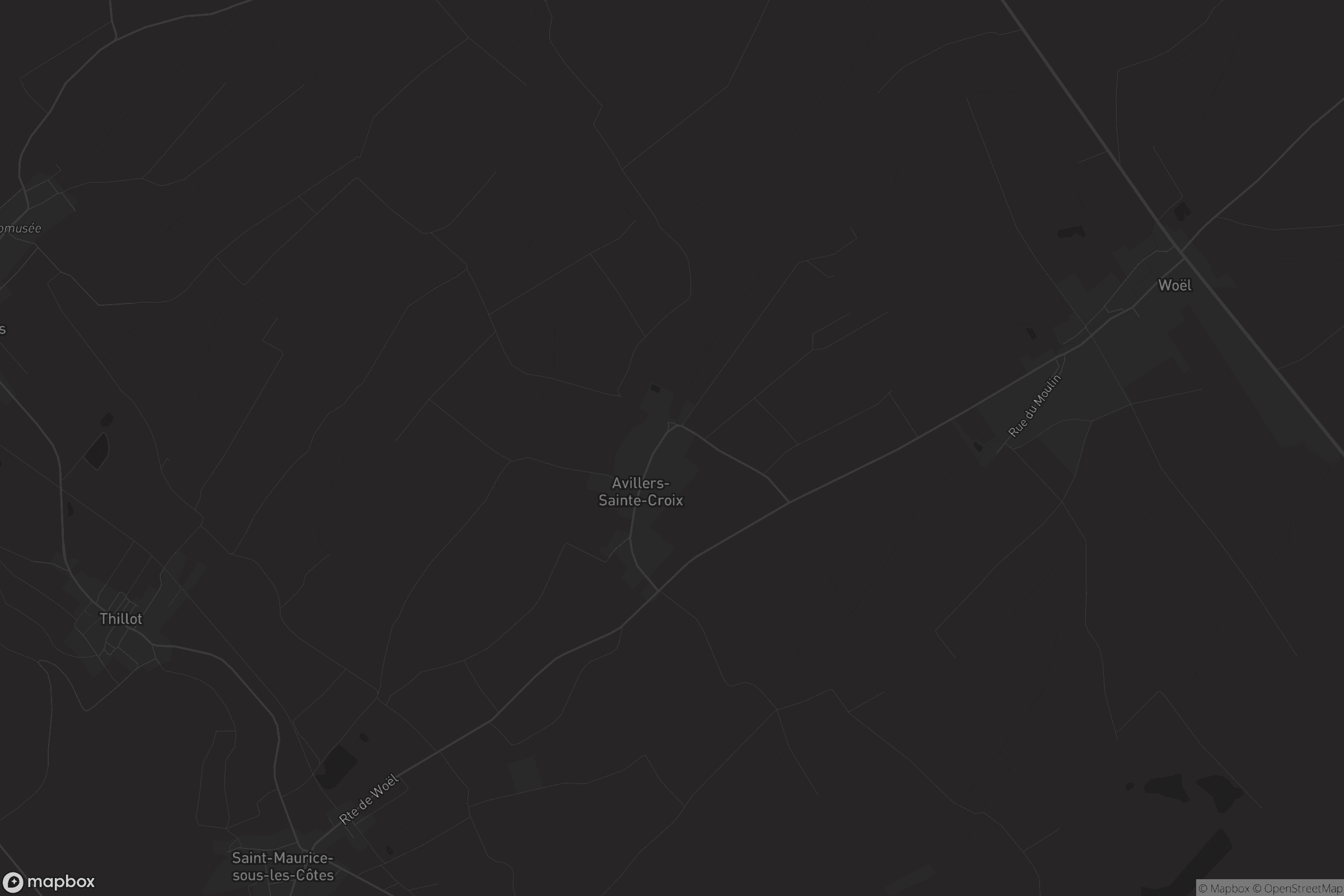 Carte de Avillers-Sainte-Croix