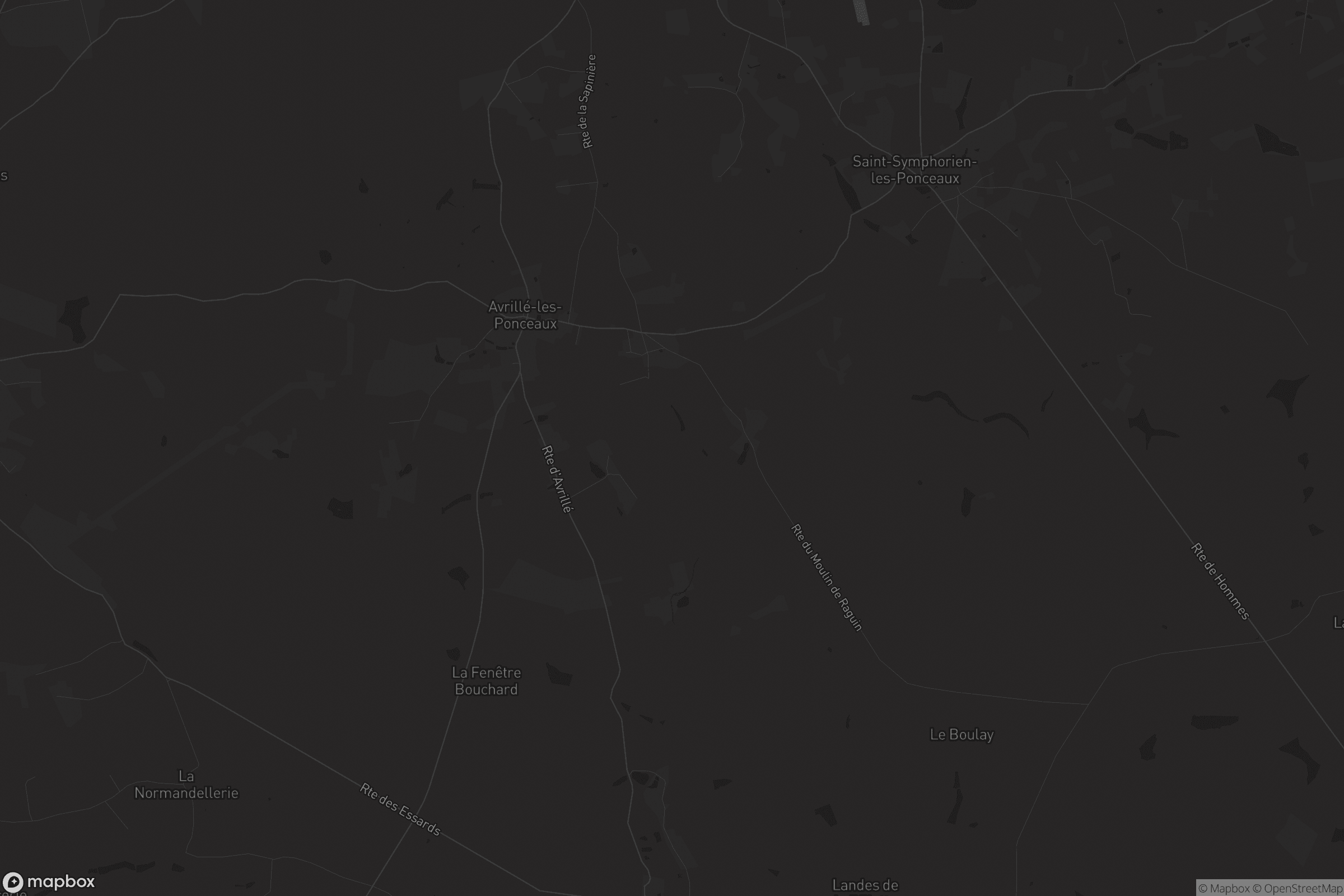 Carte de Avrillé-les-Ponceaux