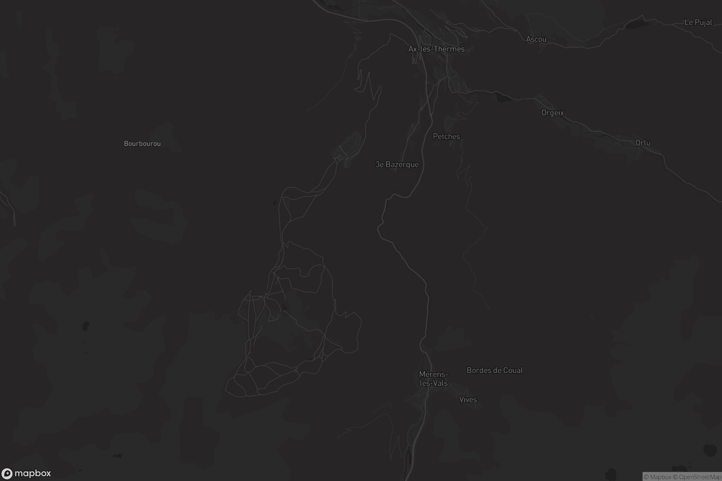 Carte de Ax-les-Thermes