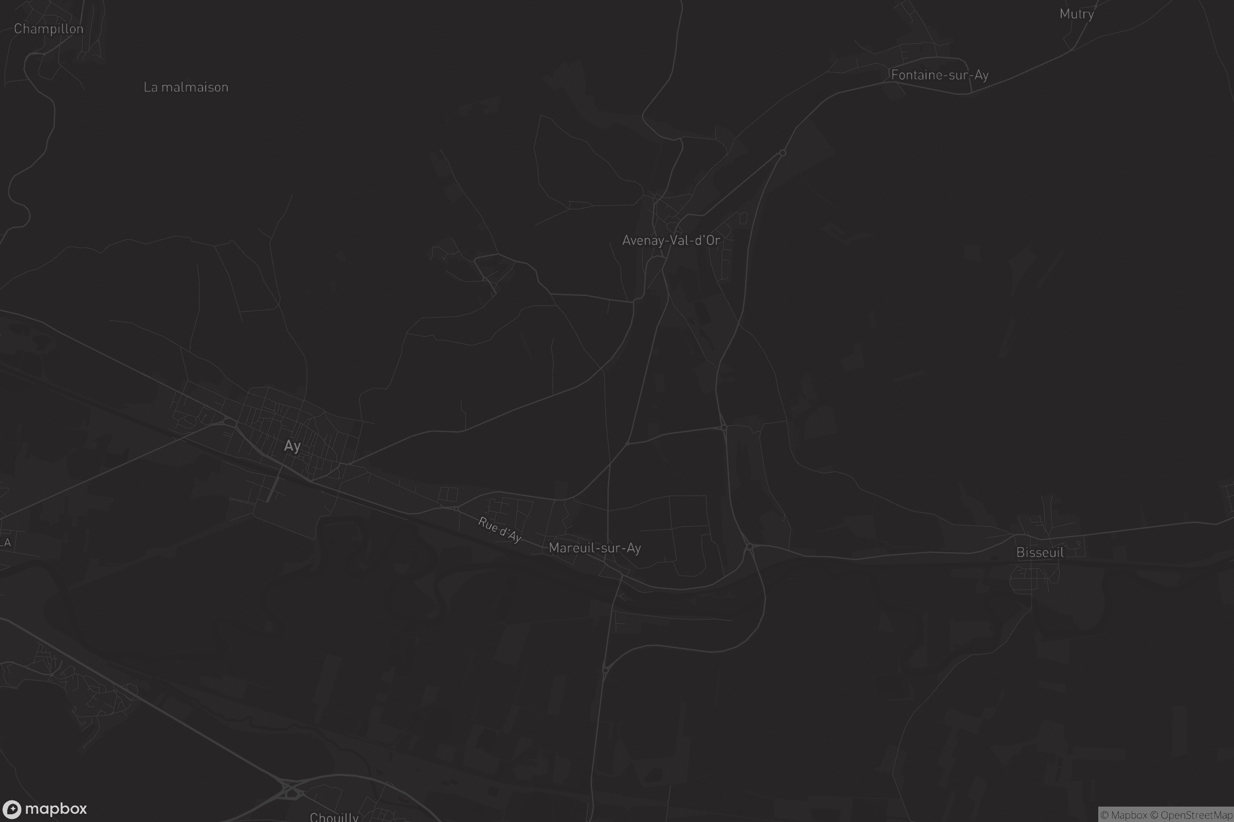 Carte de Aÿ-Champagne