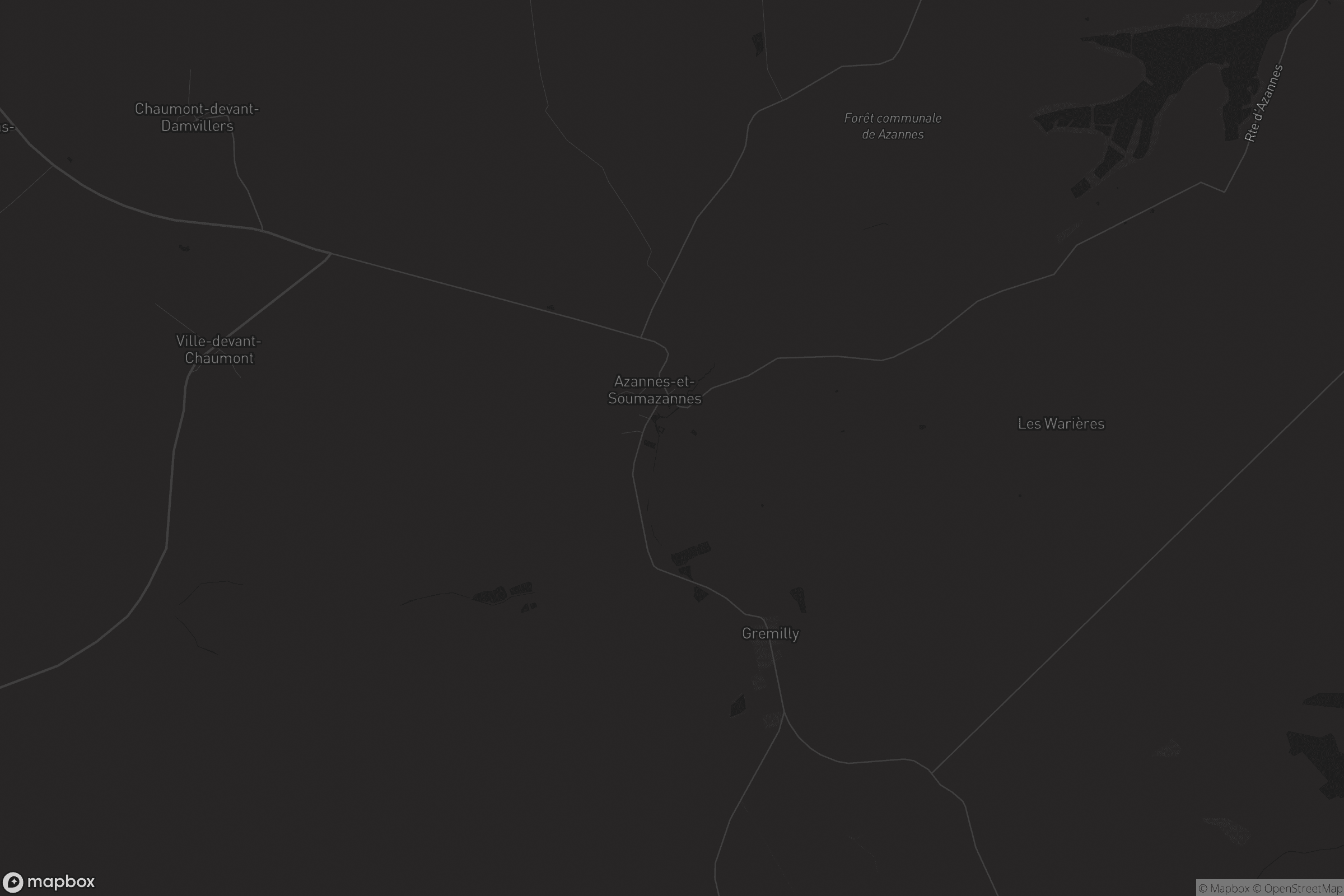 Carte de Azannes-et-Soumazannes