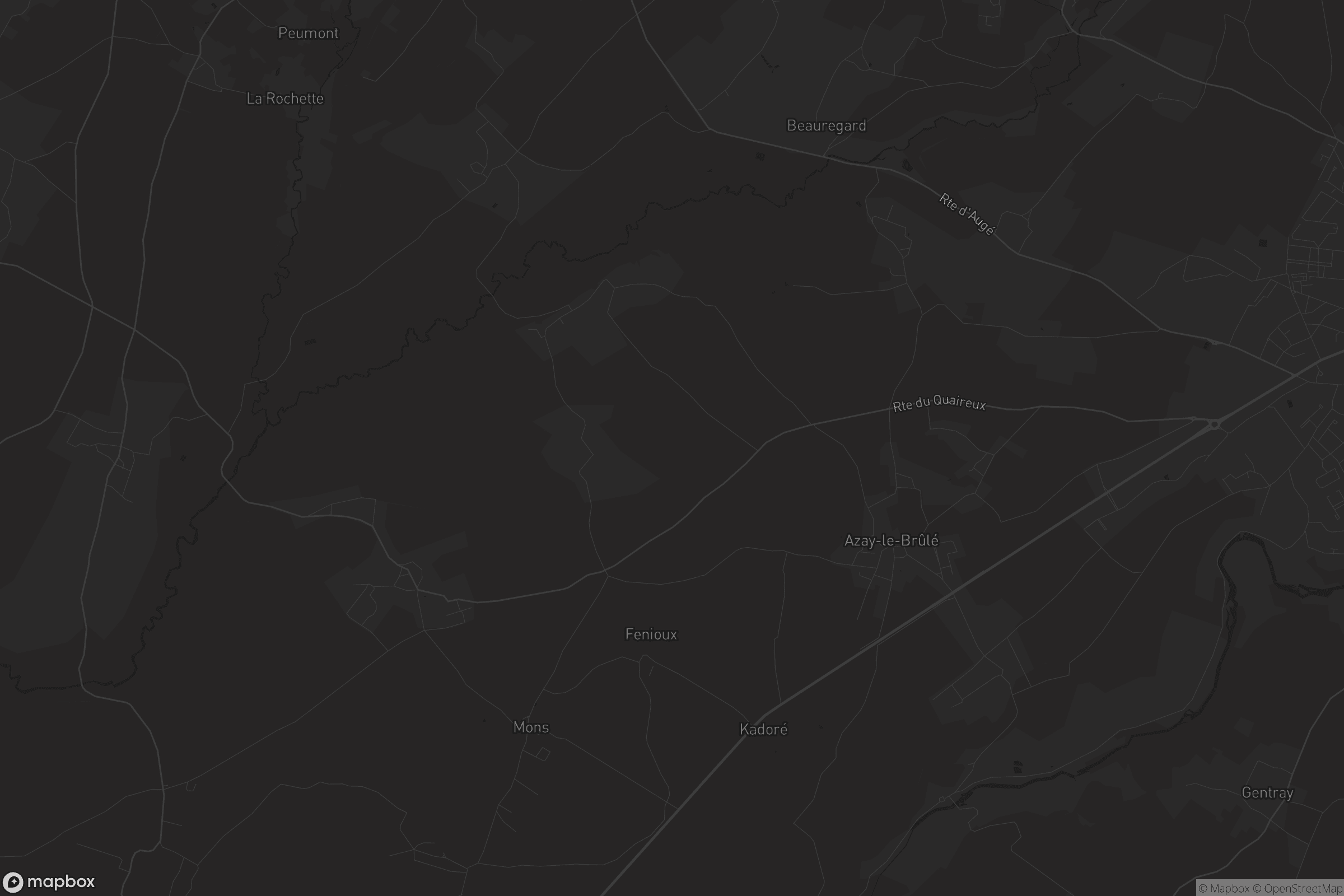 Carte de Azay-le-Brûlé