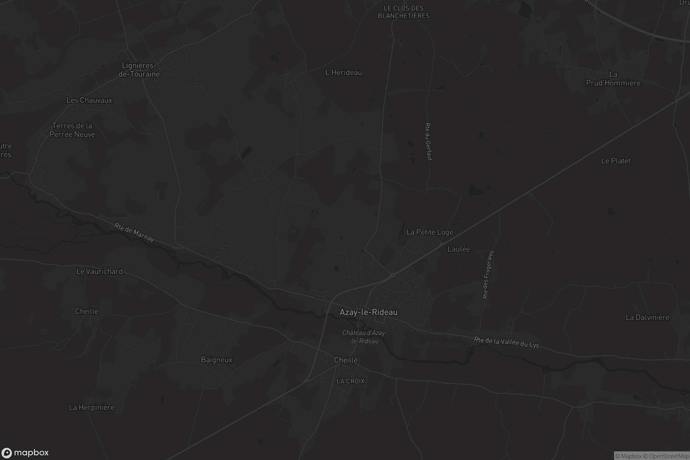 Carte de Azay-le-Rideau